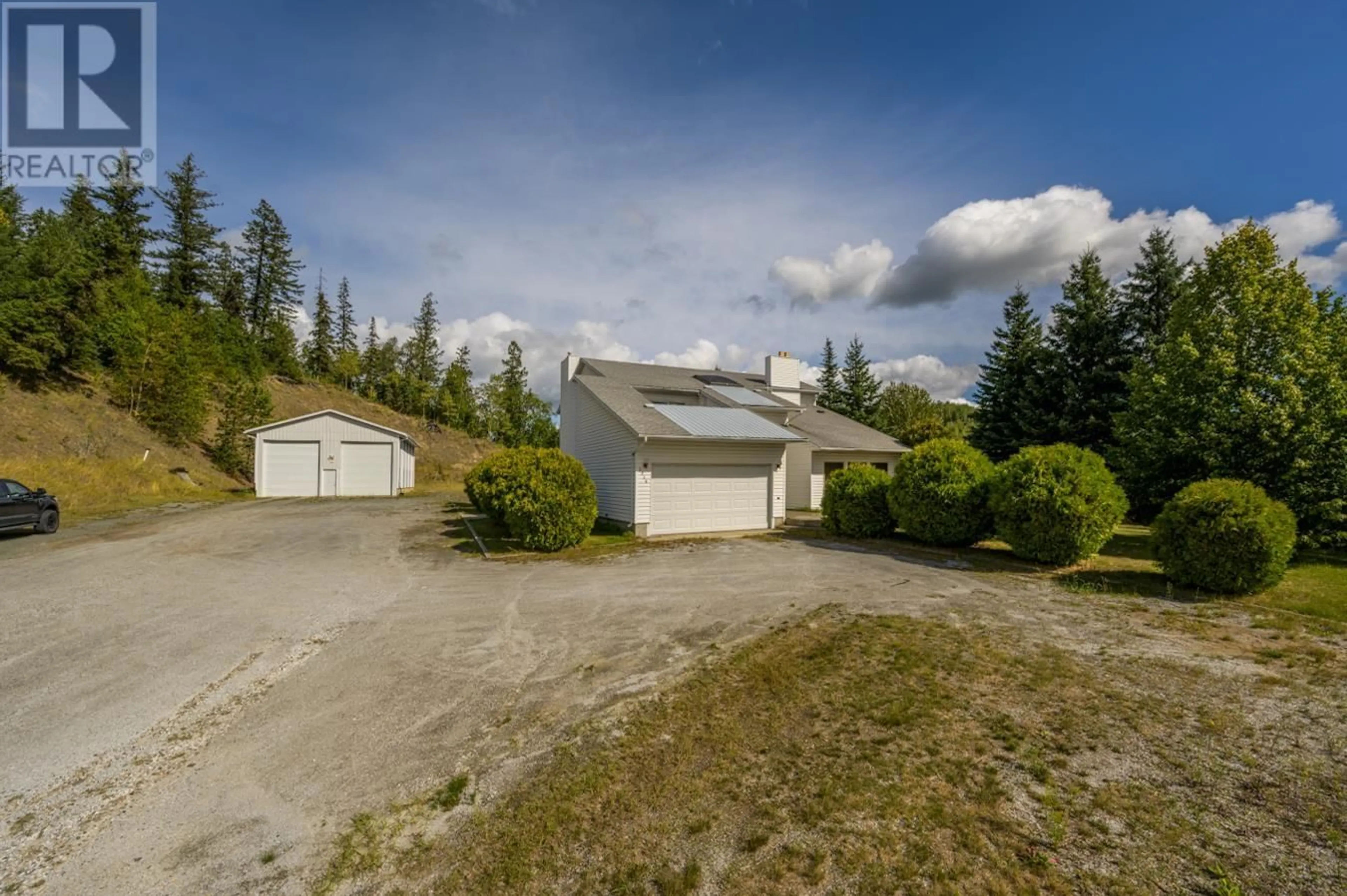 A pic from outside/outdoor area/front of a property/back of a property/a pic from drone, unknown for 2436 KNELL ROAD, Prince George British Columbia V2K1S3