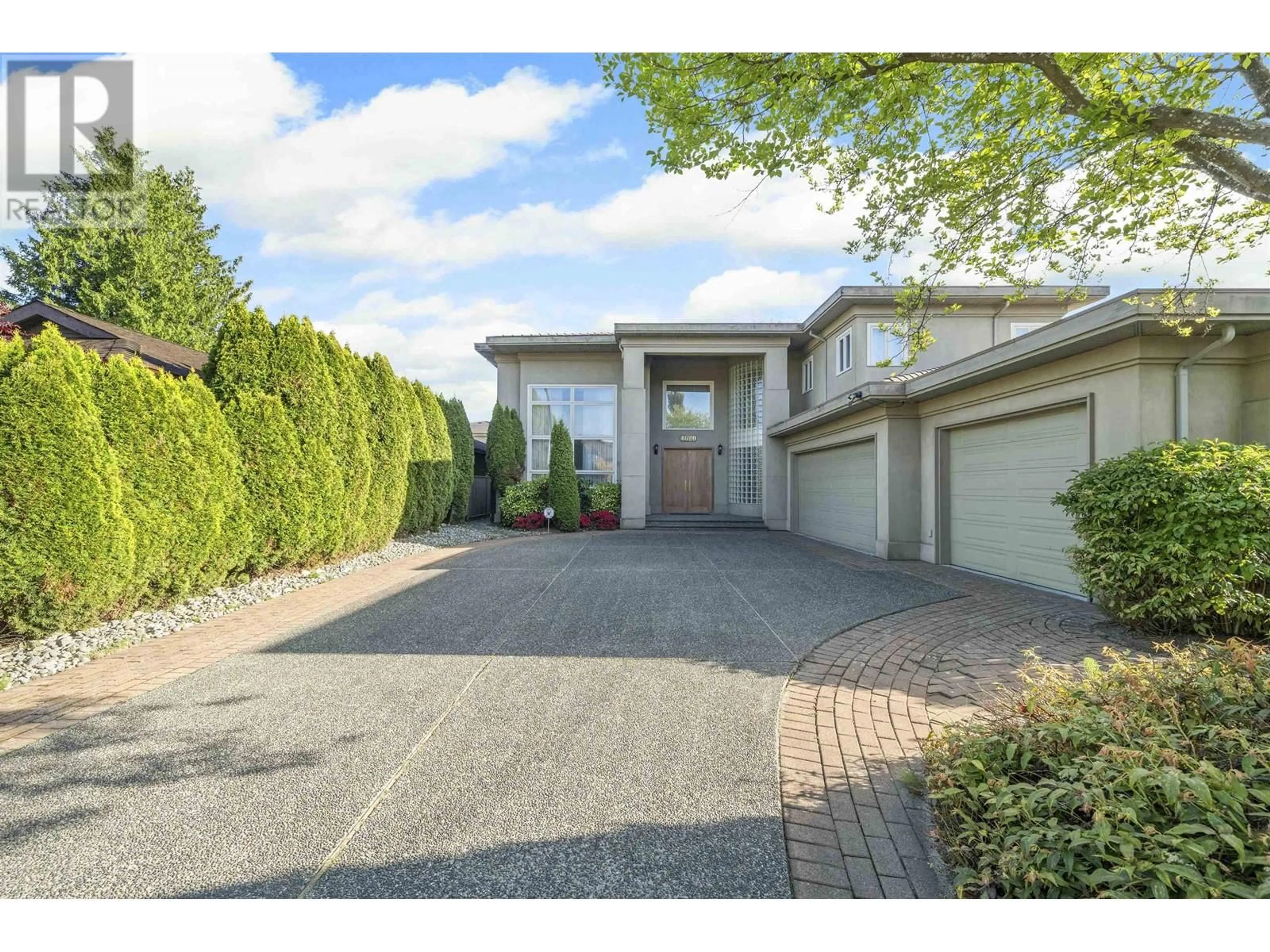A pic from outside/outdoor area/front of a property/back of a property/a pic from drone, street for 4620 GRANVILLE AVENUE, Richmond British Columbia V7C1E4