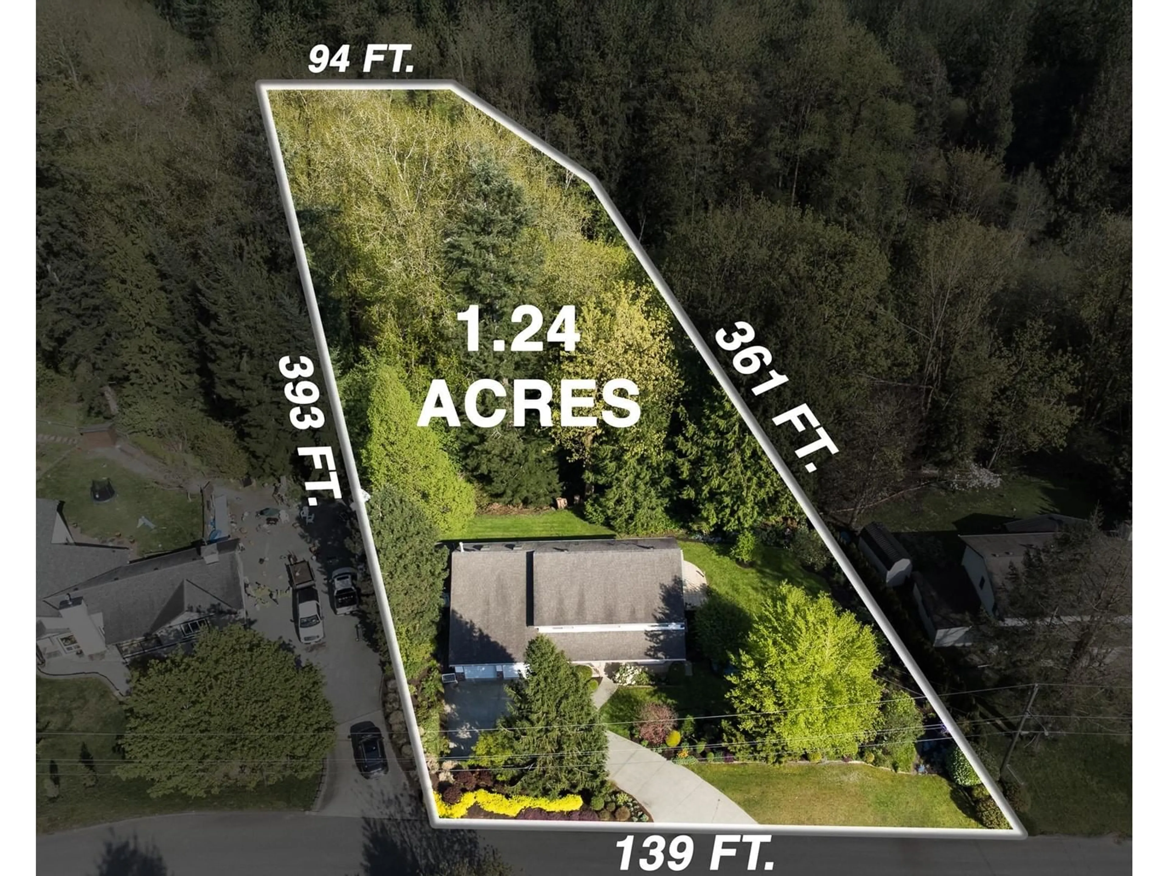 A pic from outside/outdoor area/front of a property/back of a property/a pic from drone, street for 5070 242, Langley British Columbia V2Z2M9