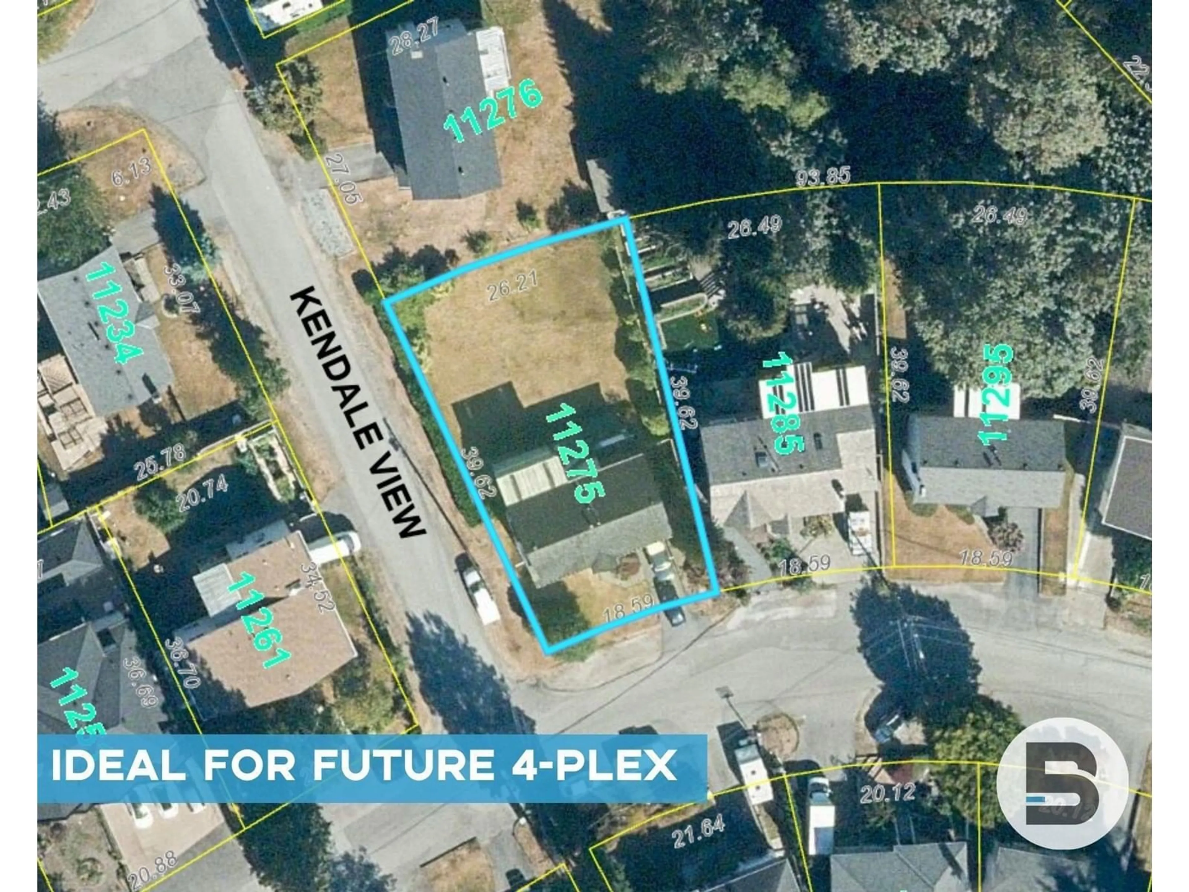 A pic from outside/outdoor area/front of a property/back of a property/a pic from drone, street for 11275 KENDALE, Delta British Columbia V4C3P8