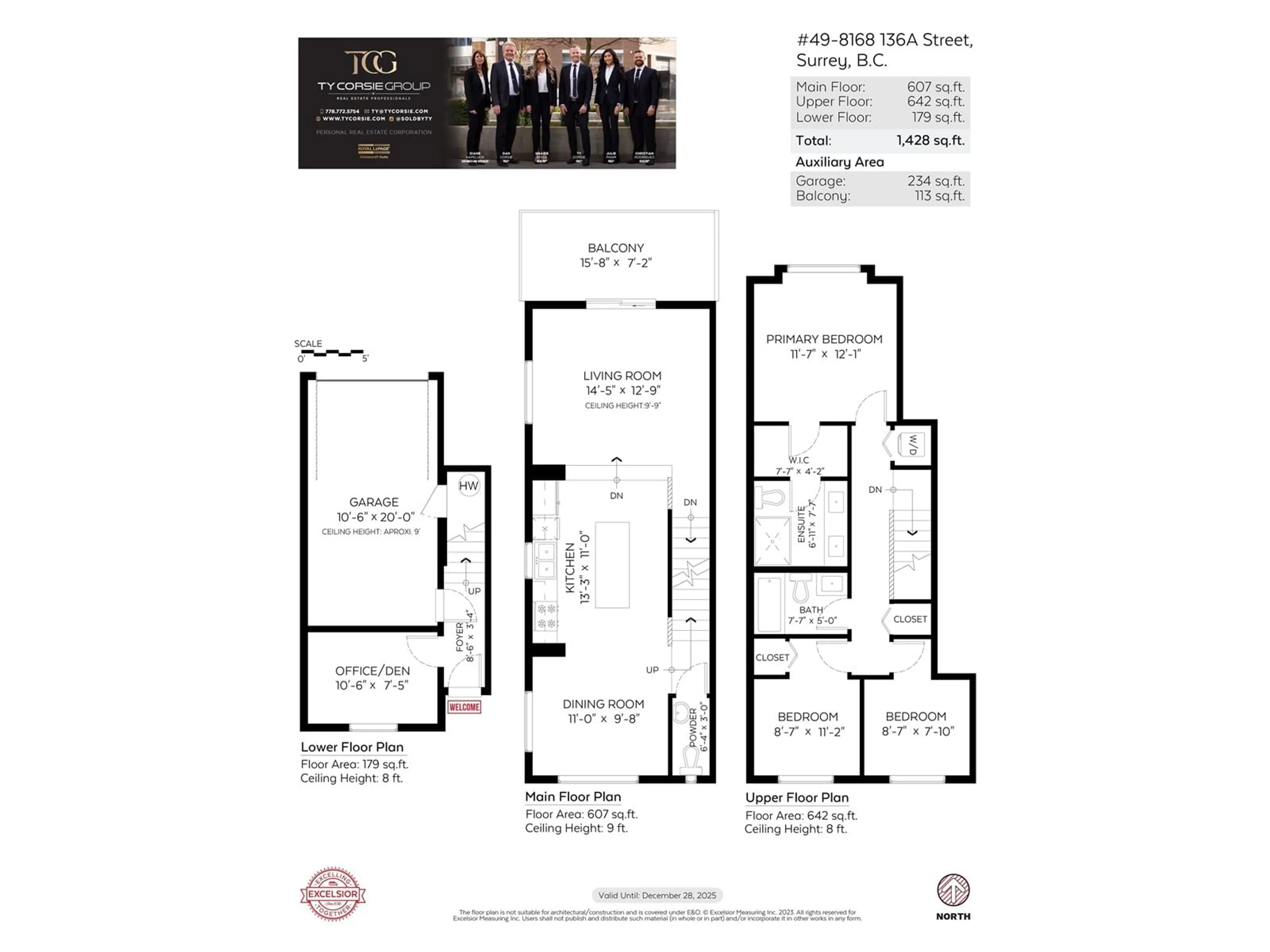 Floor plan for 49 - 8168 136A, Surrey British Columbia V3W2Z6