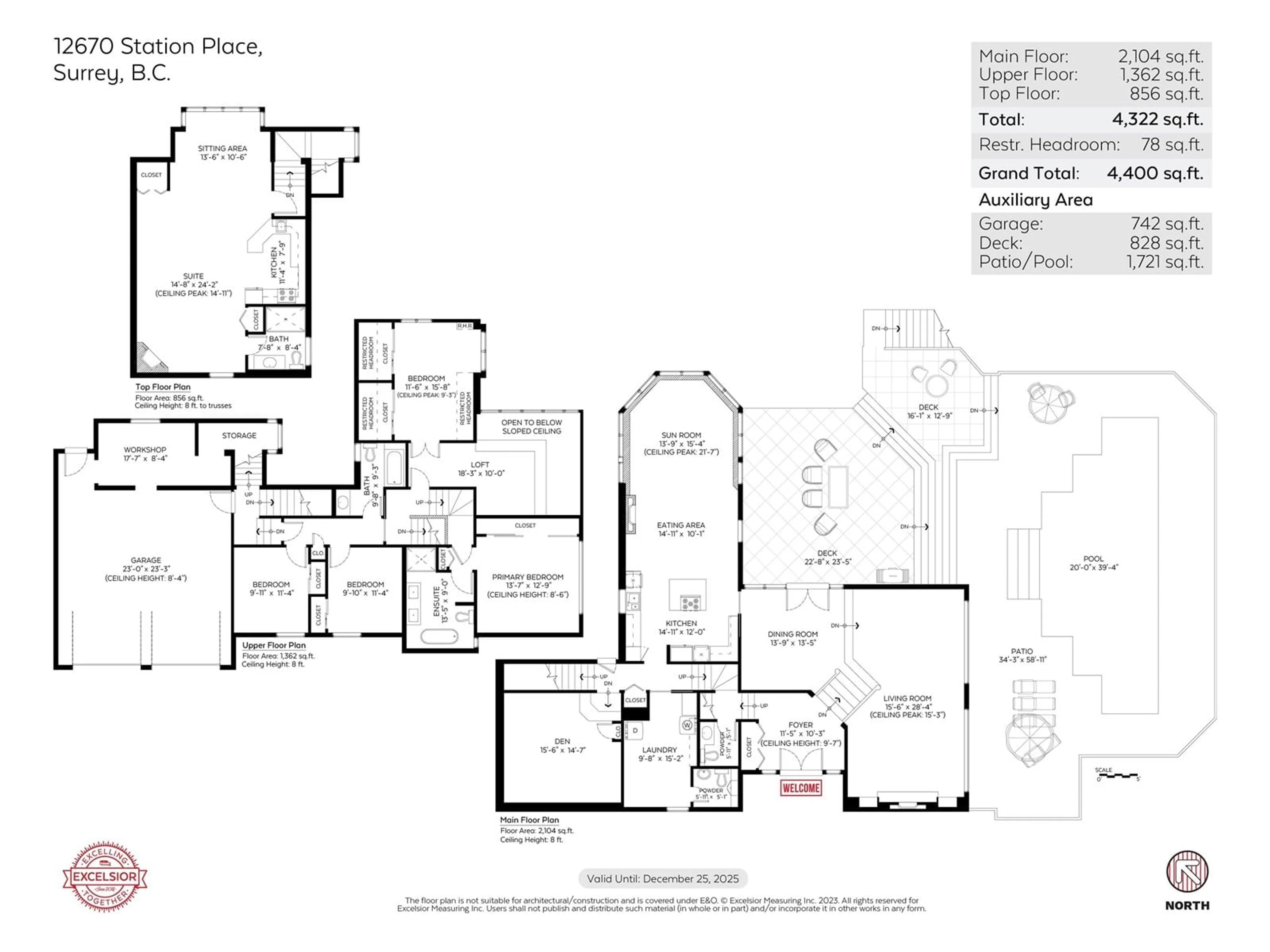 Floor plan for 12670 STATION, Surrey British Columbia V3X3C5