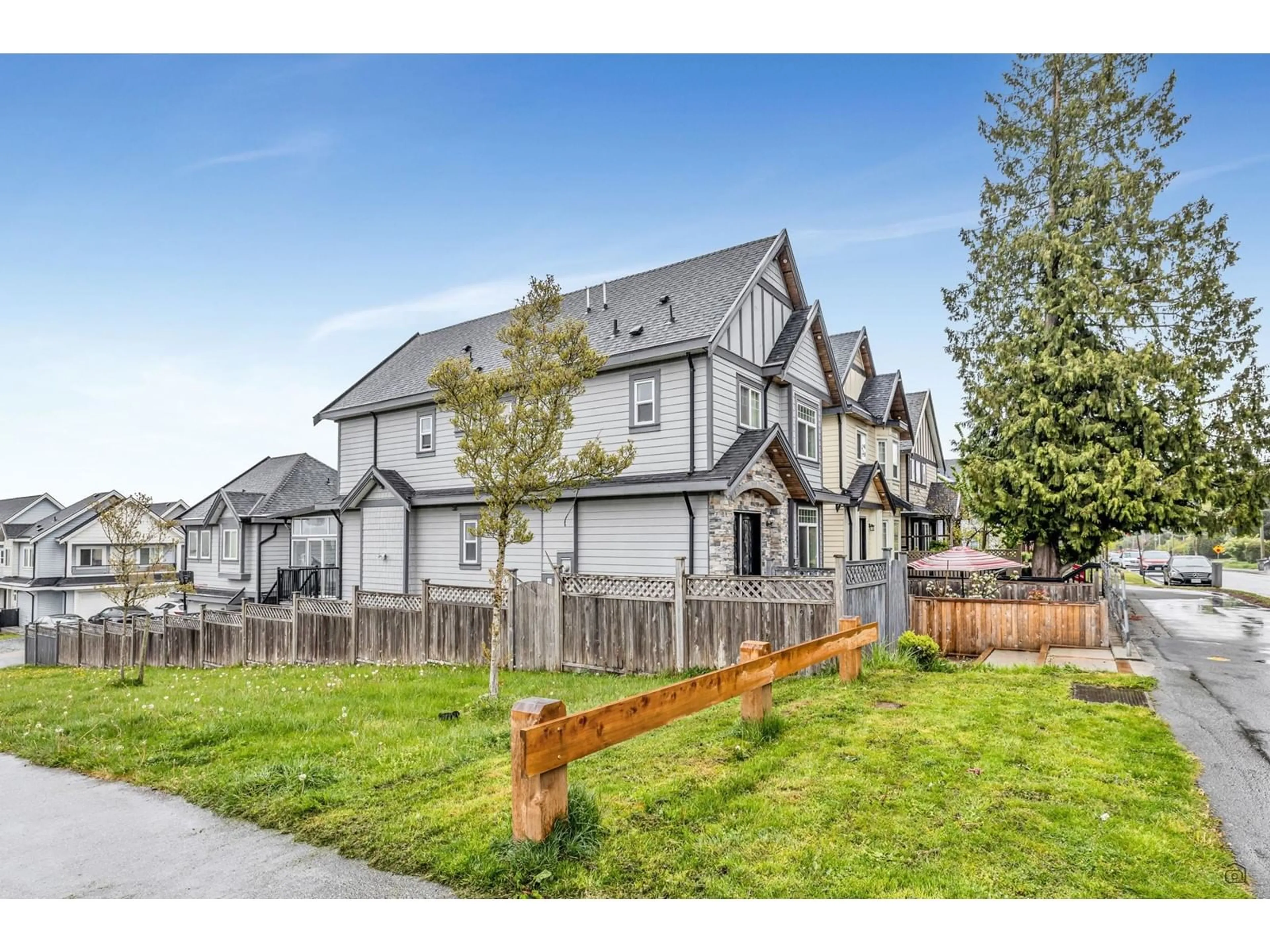 A pic from outside/outdoor area/front of a property/back of a property/a pic from drone, street for 14119 60, Surrey British Columbia V3X0G1