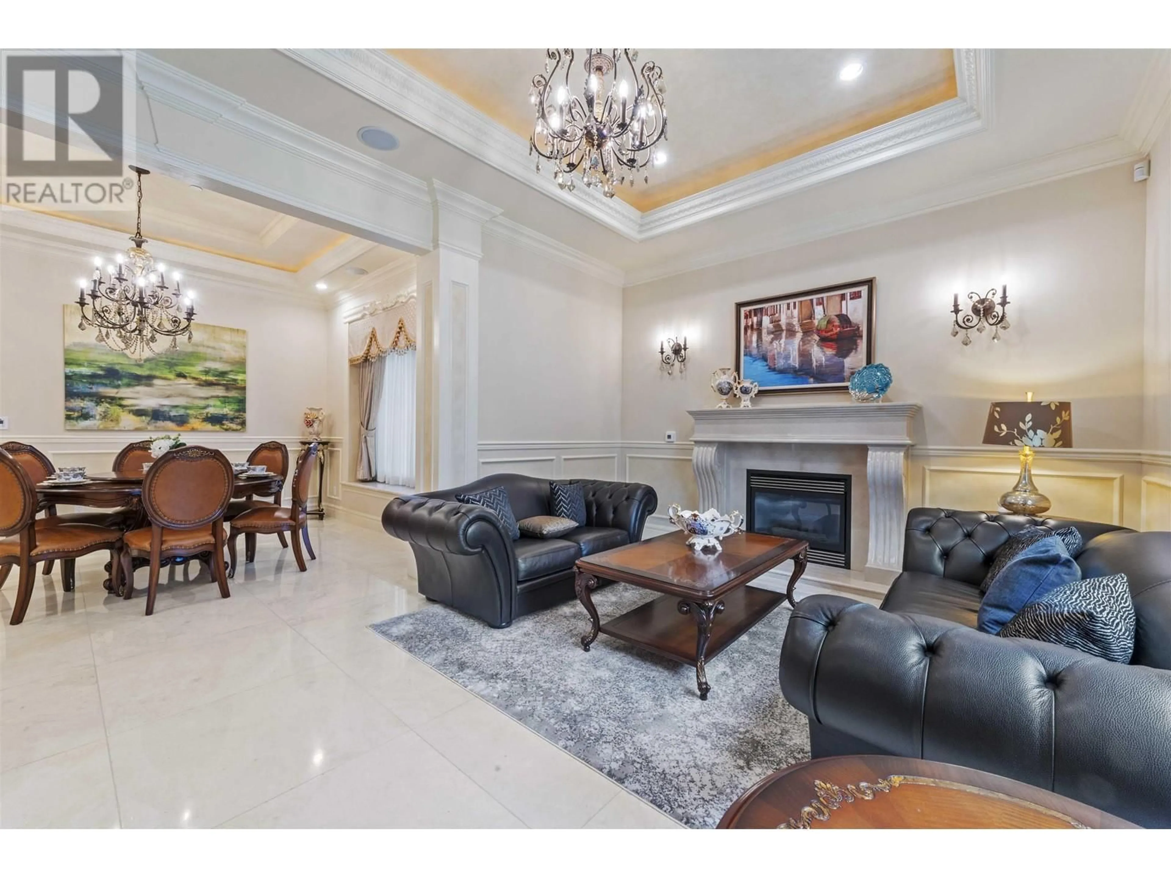 Living room with furniture, ceramic/tile floor for 6983 SELKIRK STREET, Vancouver British Columbia V6P4H1