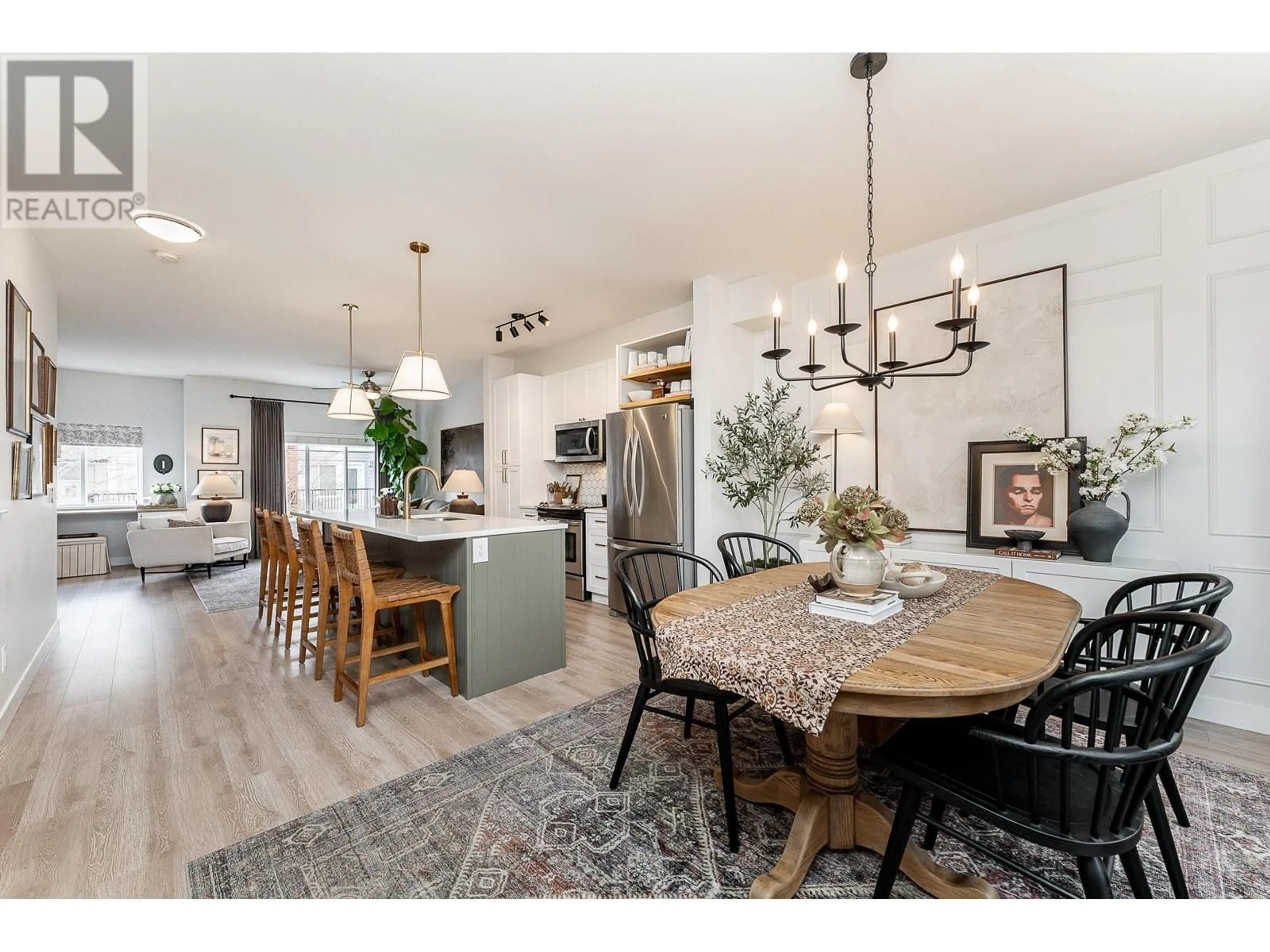 Open concept kitchen, wood/laminate floor for 20 - 1219 BURKE MOUNTAIN STREET, Coquitlam British Columbia V3B3H6