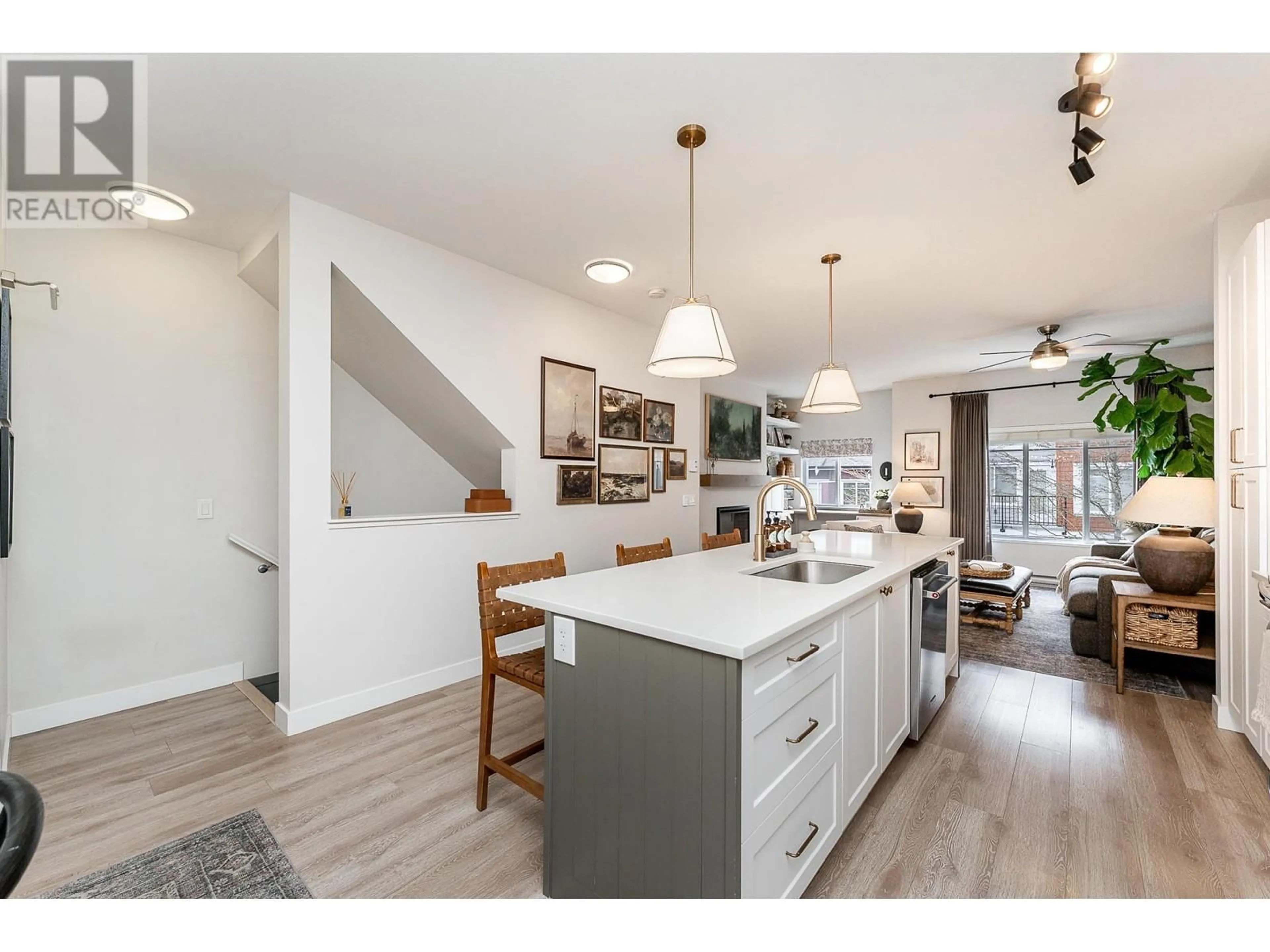 Open concept kitchen, wood/laminate floor for 20 - 1219 BURKE MOUNTAIN STREET, Coquitlam British Columbia V3B3H6