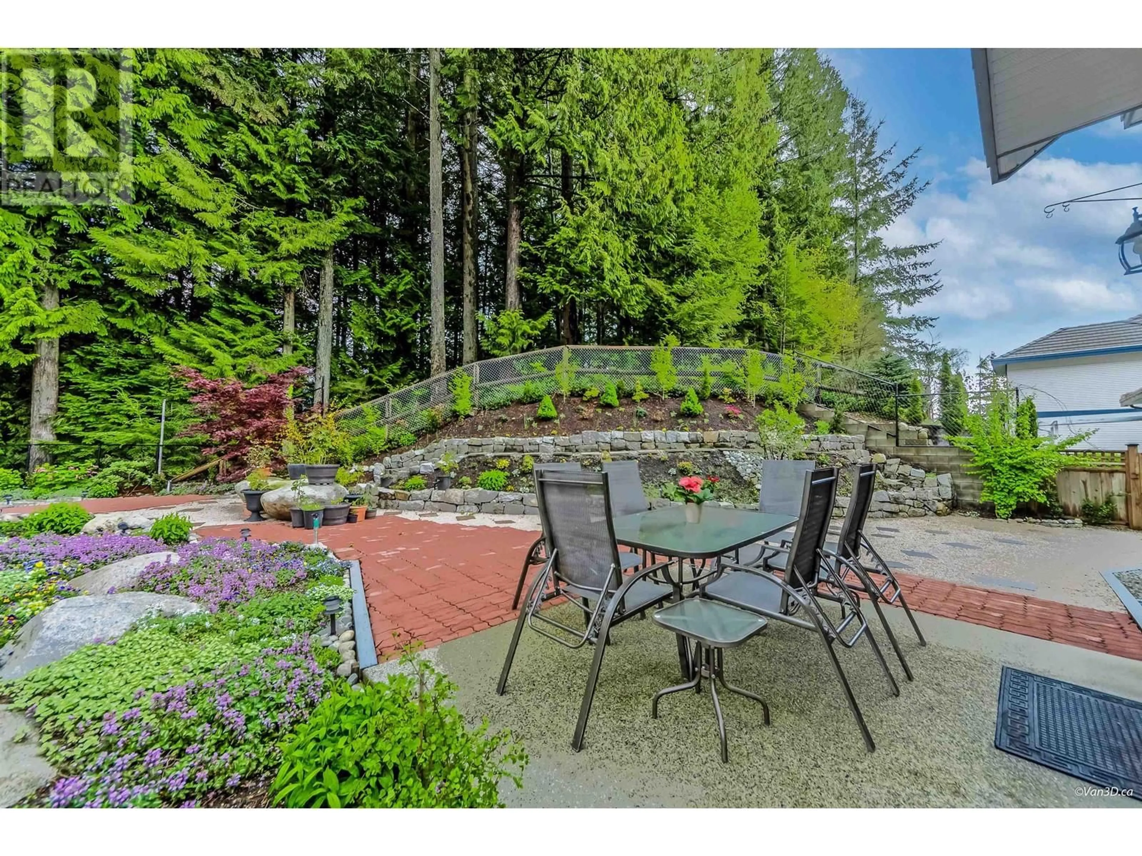 Patio, forest/trees view for 1701 ARBUTUS PLACE, Coquitlam British Columbia V3E3K2