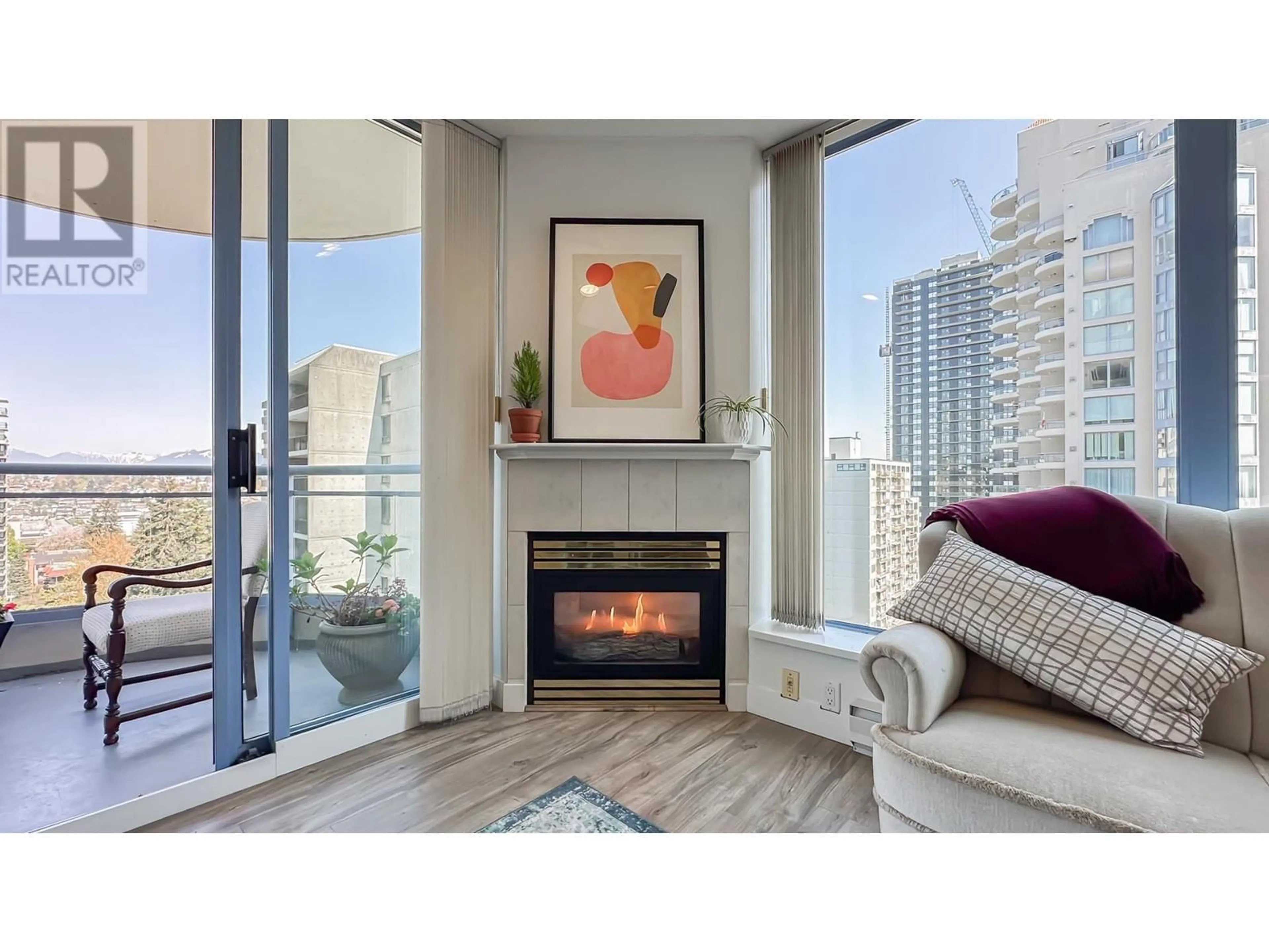 Living room with furniture, unknown for 1302 - 739 PRINCESS STREET, New Westminster British Columbia V3M6V6