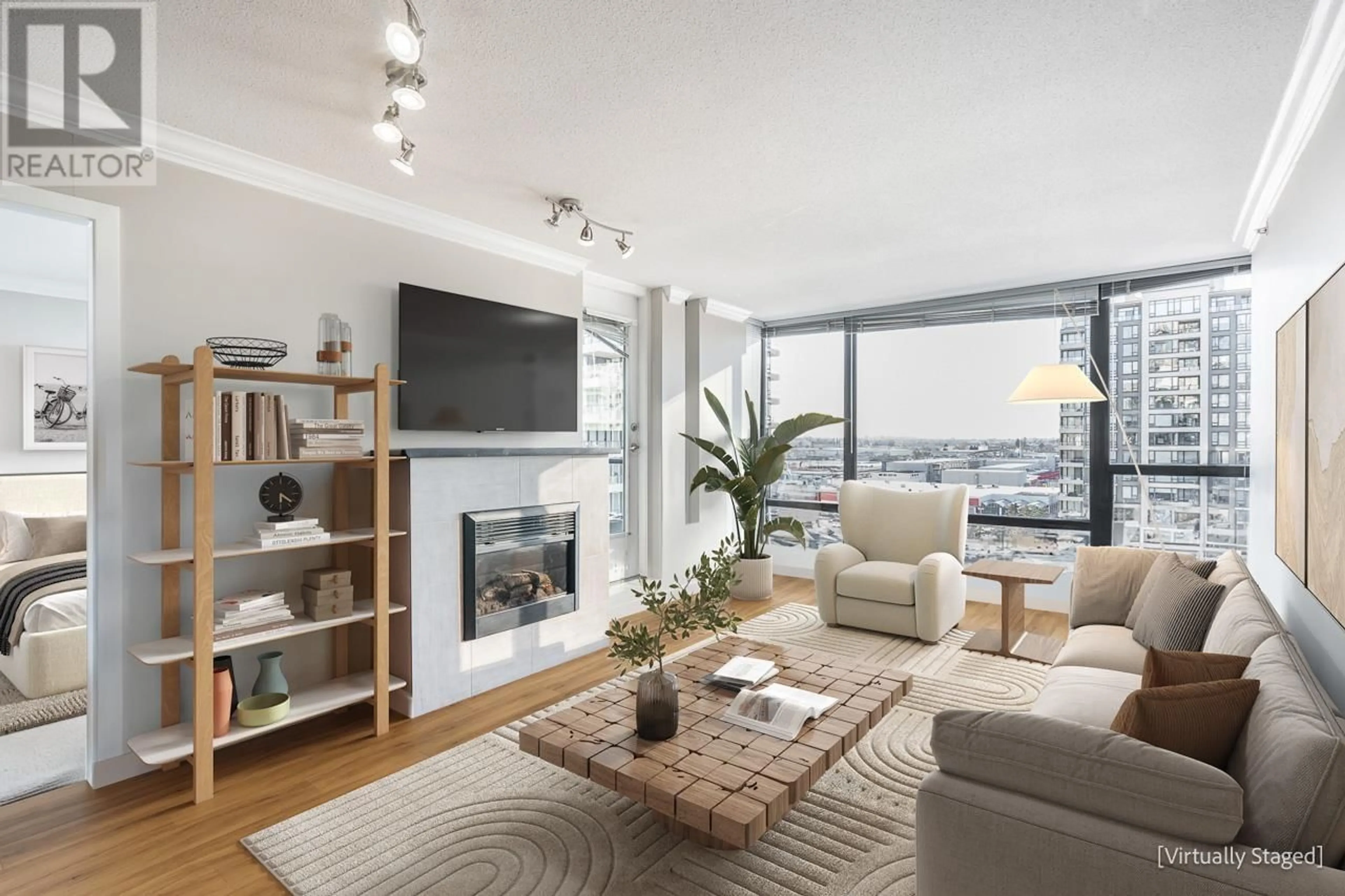 Living room with furniture, unknown for 1404 - 4182 DAWSON STREET, Burnaby British Columbia V5C0A2
