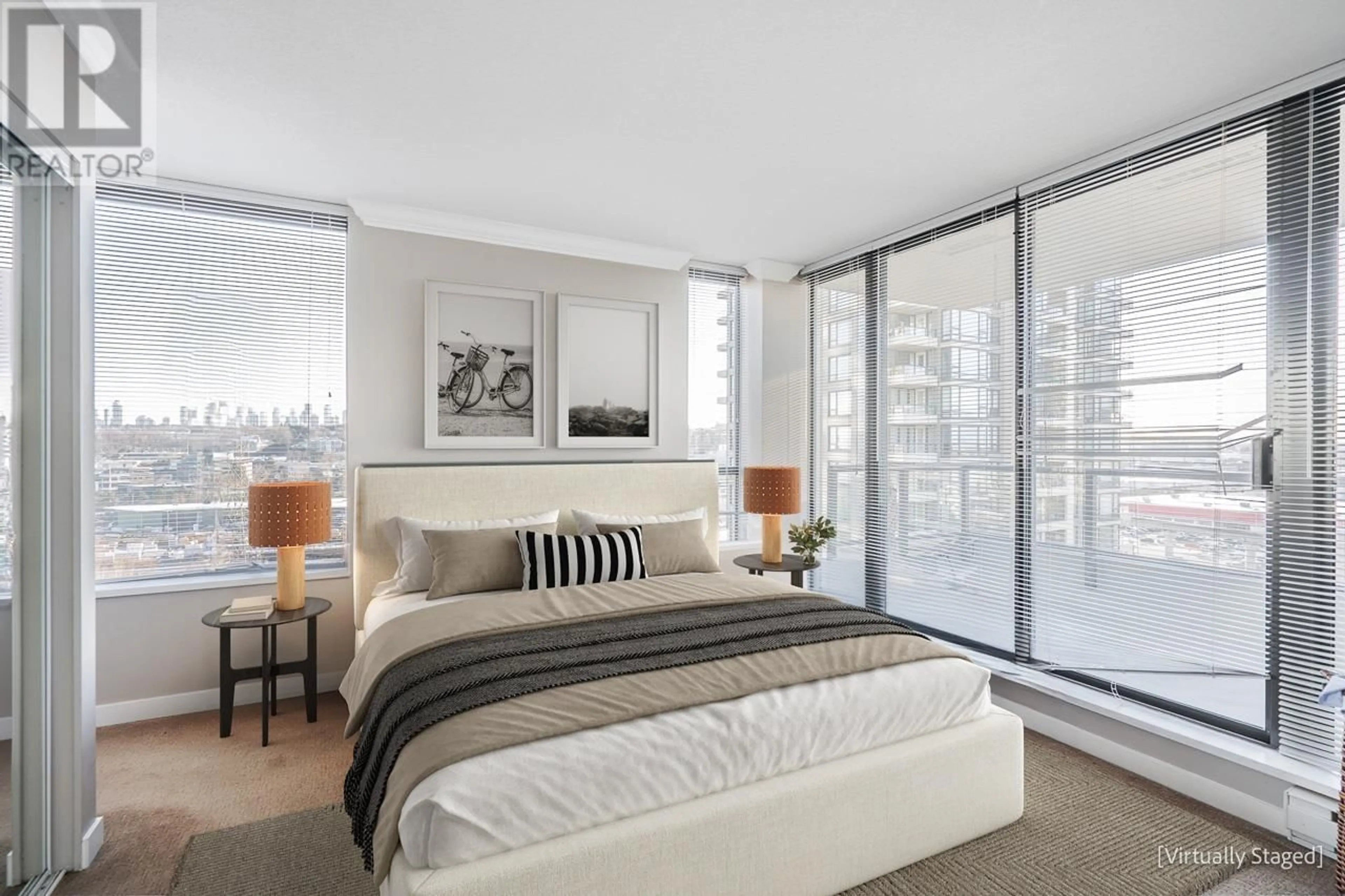 Bedroom with bed, unknown for 1404 - 4182 DAWSON STREET, Burnaby British Columbia V5C0A2