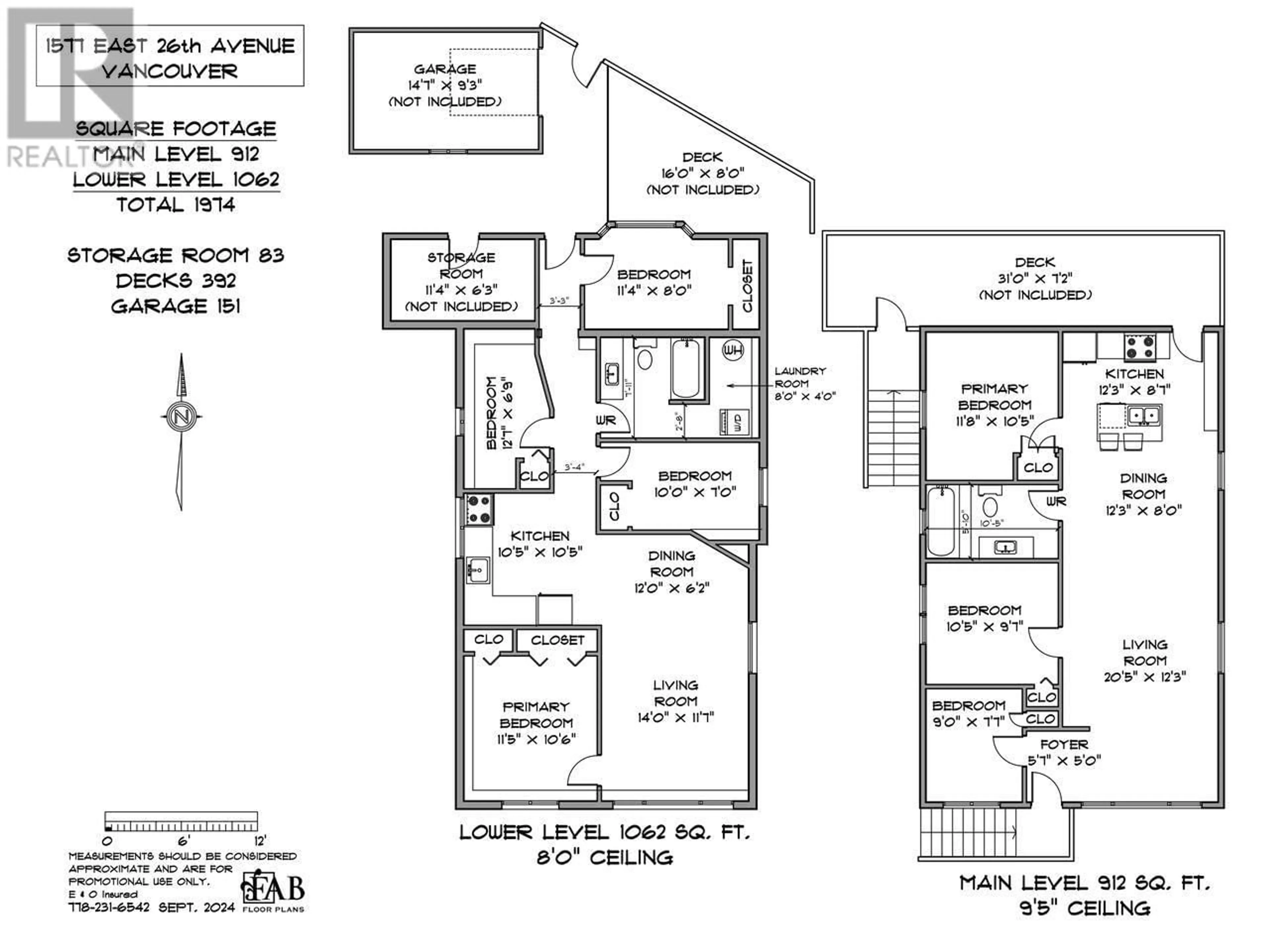 Floor plan for 1577 26TH AVENUE, Vancouver British Columbia V5N2W1