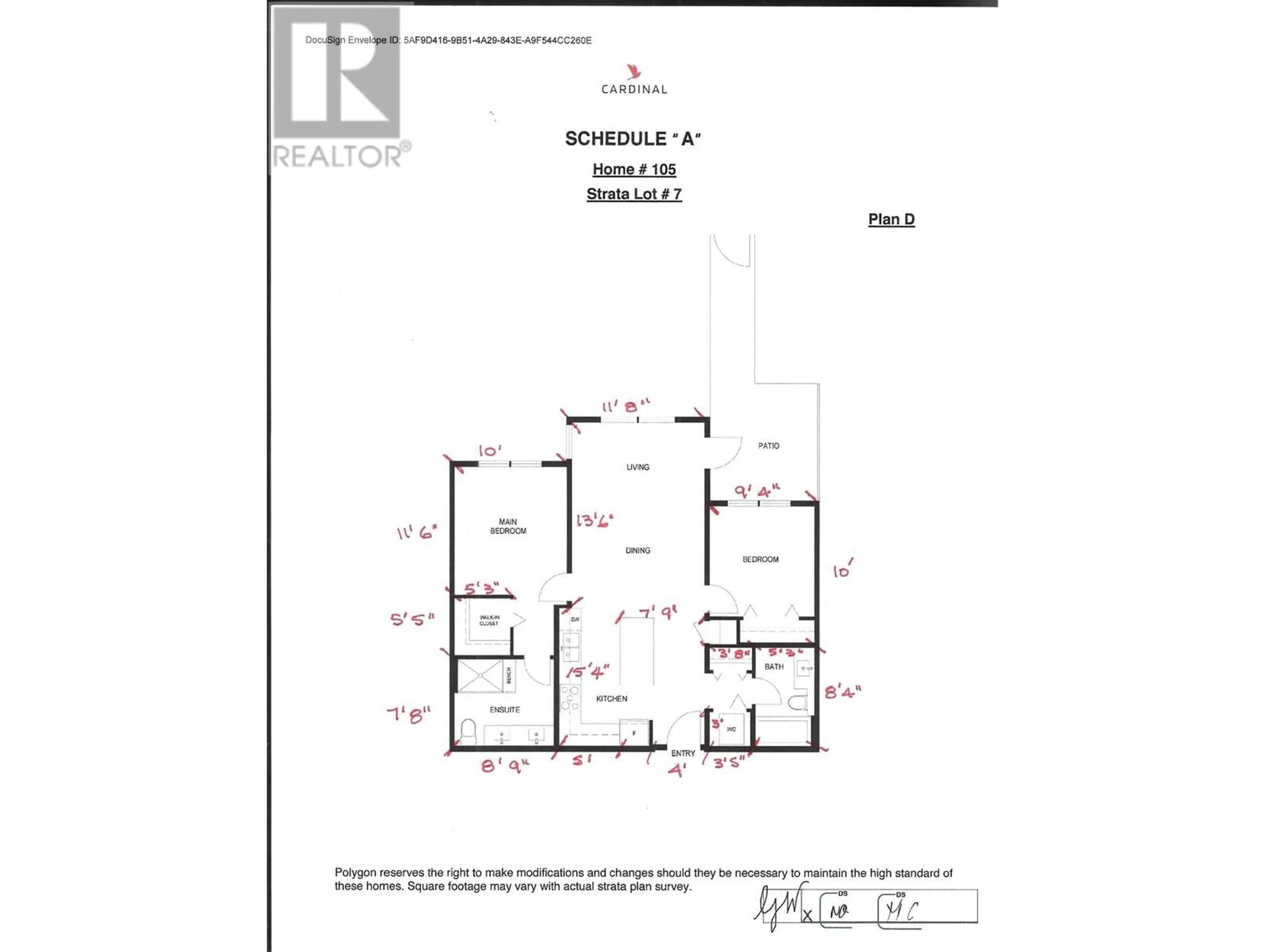 Floor plan for 105 - 615 COTTONWOOD AVENUE, Coquitlam British Columbia V3J2S5