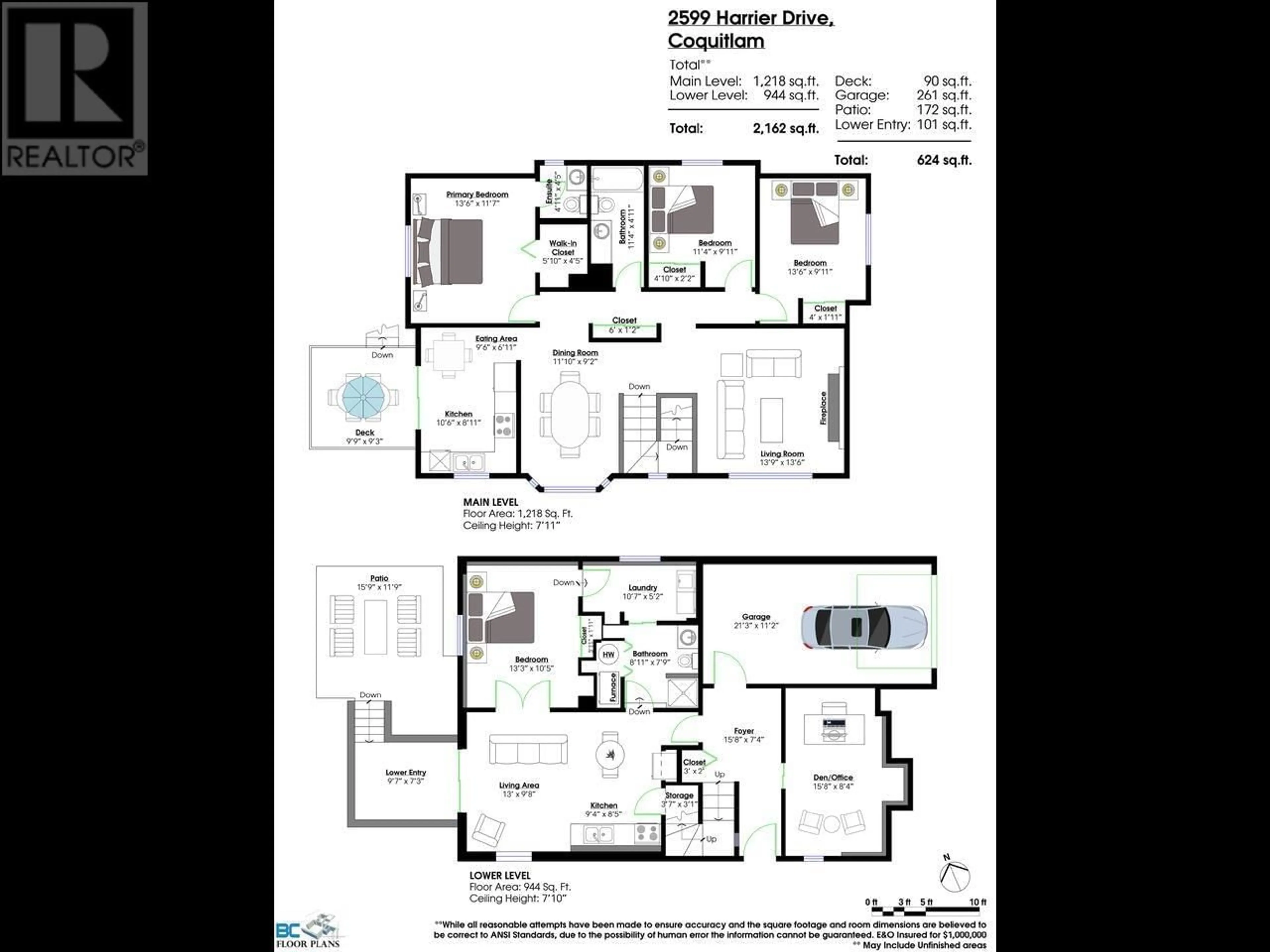 Floor plan for 2599 HARRIER DRIVE, Coquitlam British Columbia V3E2A7
