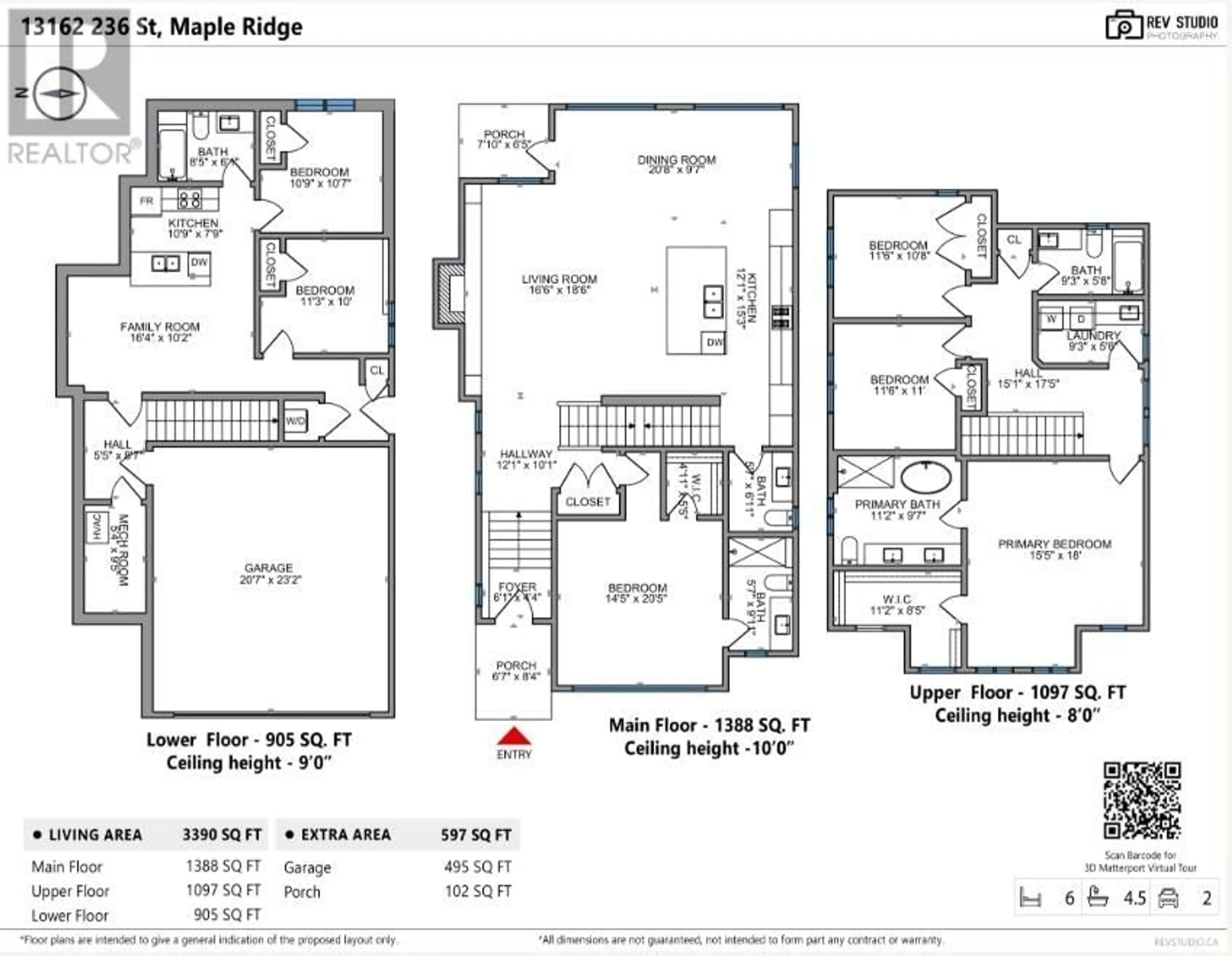Floor plan for 13162 236TH STREET, Maple Ridge British Columbia V4R2S5