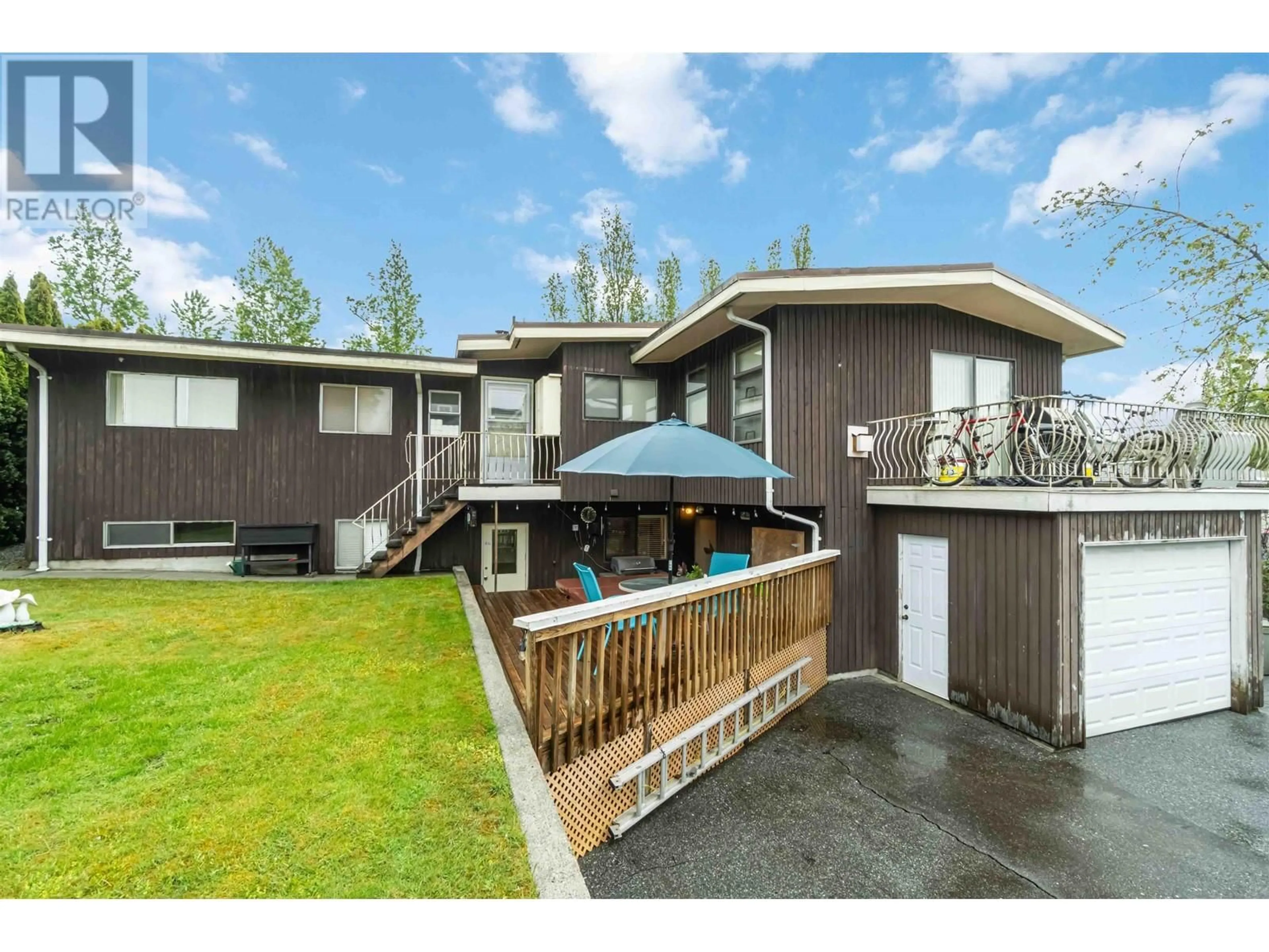 A pic from outside/outdoor area/front of a property/back of a property/a pic from drone, mountain view for 716 GUILTNER STREET, Coquitlam British Columbia V3J4M5