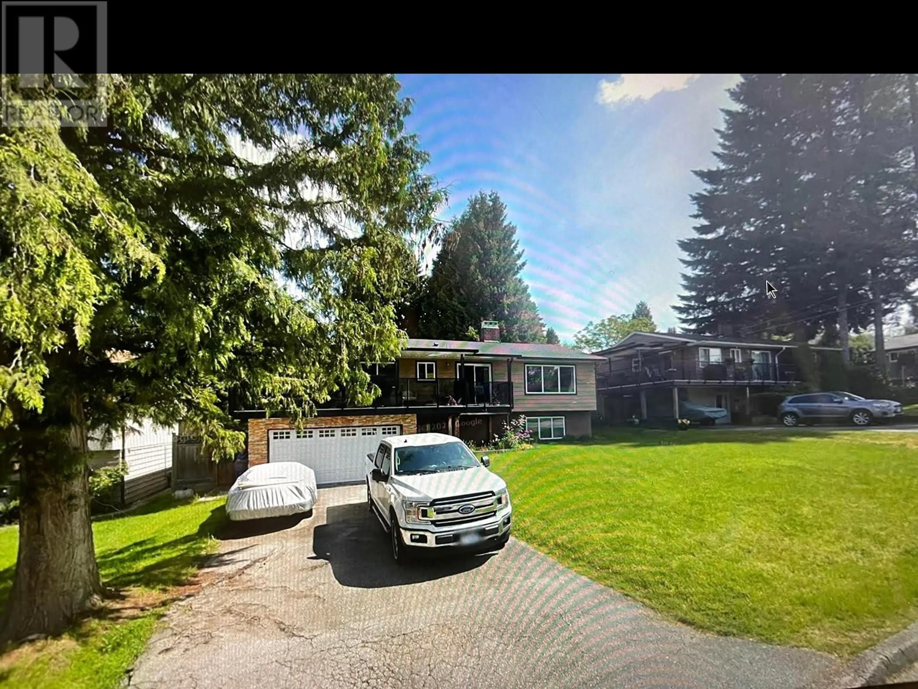 A pic from outside/outdoor area/front of a property/back of a property/a pic from drone, mountain view for 1451 GLORIA DRIVE, Port Coquitlam British Columbia V3C1E6