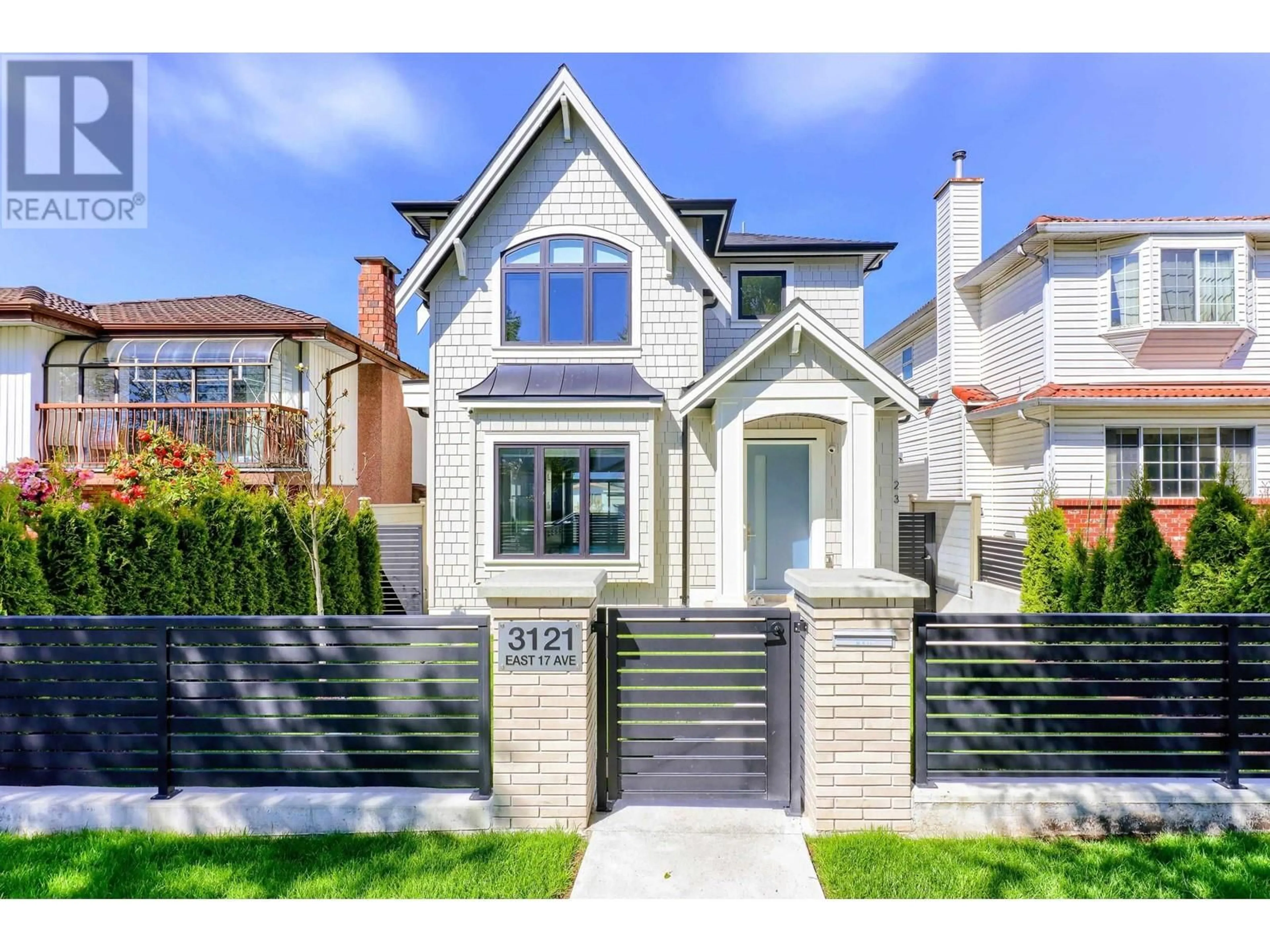 Home with brick exterior material, street for 3121 17TH AVENUE, Vancouver British Columbia V5M2N8