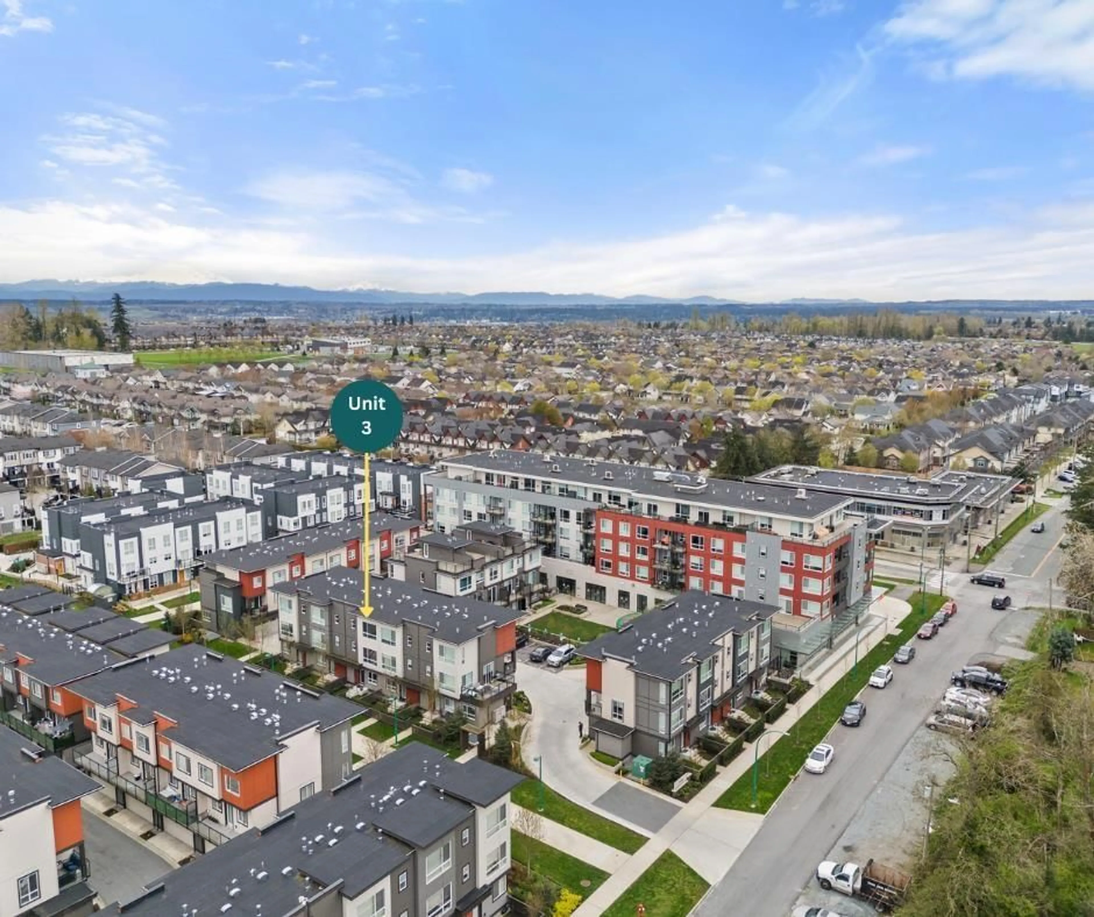A pic from outside/outdoor area/front of a property/back of a property/a pic from drone, unknown for 3 - 7218 188, Surrey British Columbia V4N6W3