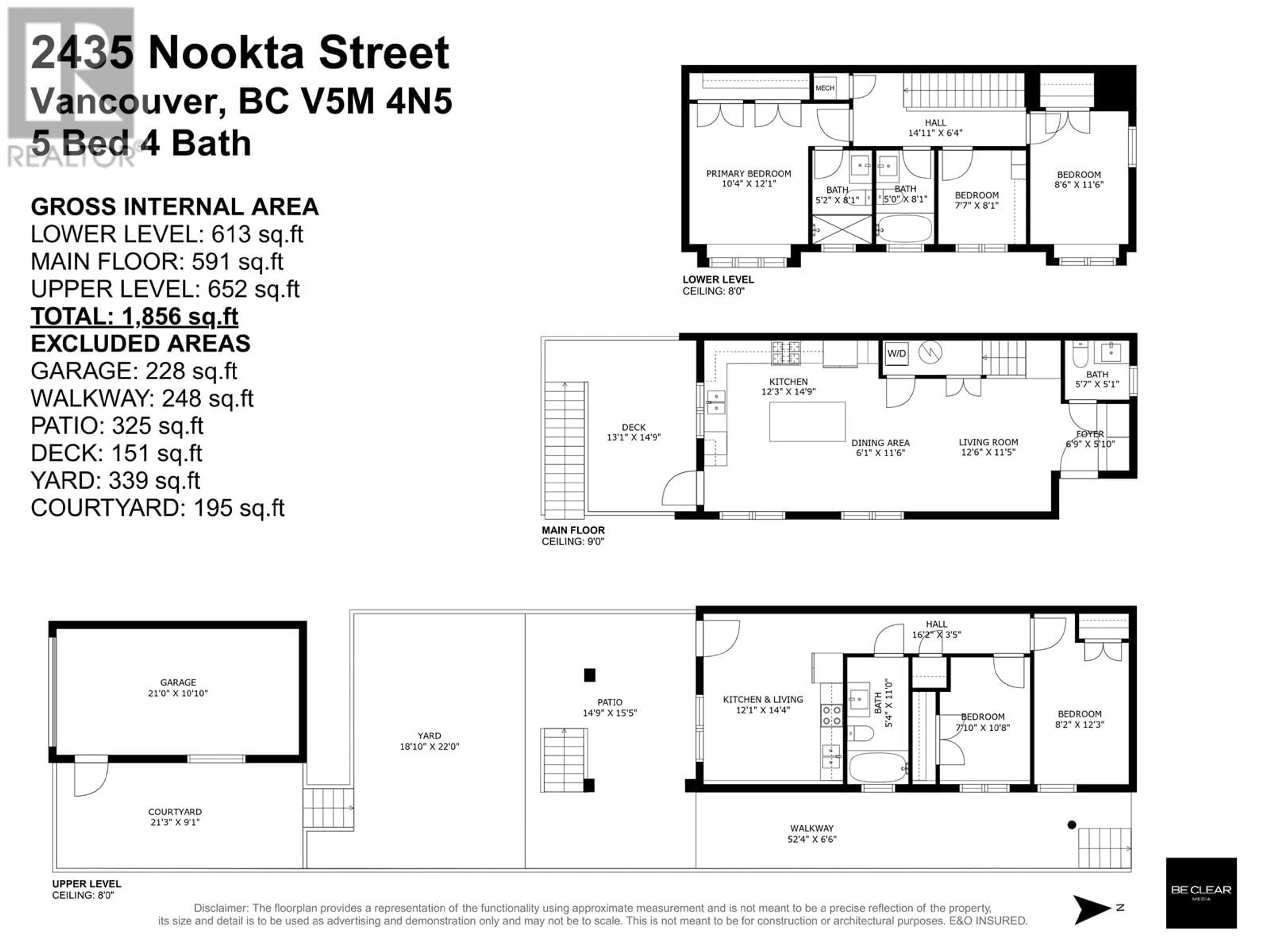 Floor plan for 2435 NOOTKA STREET, Vancouver British Columbia V5M1X1