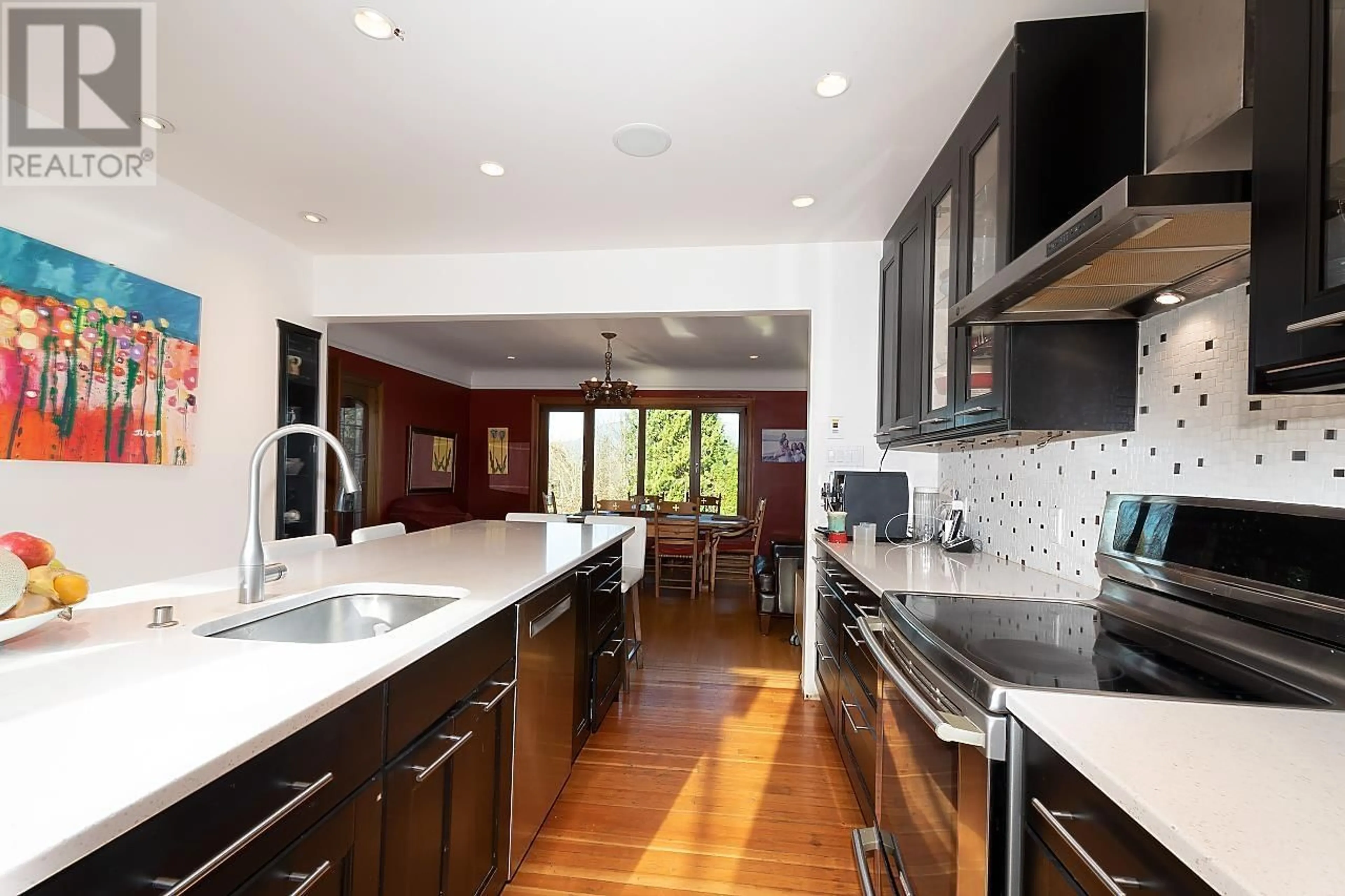 Contemporary kitchen, ceramic/tile floor for 4086 8TH AVENUE, Vancouver British Columbia V6R1Z6