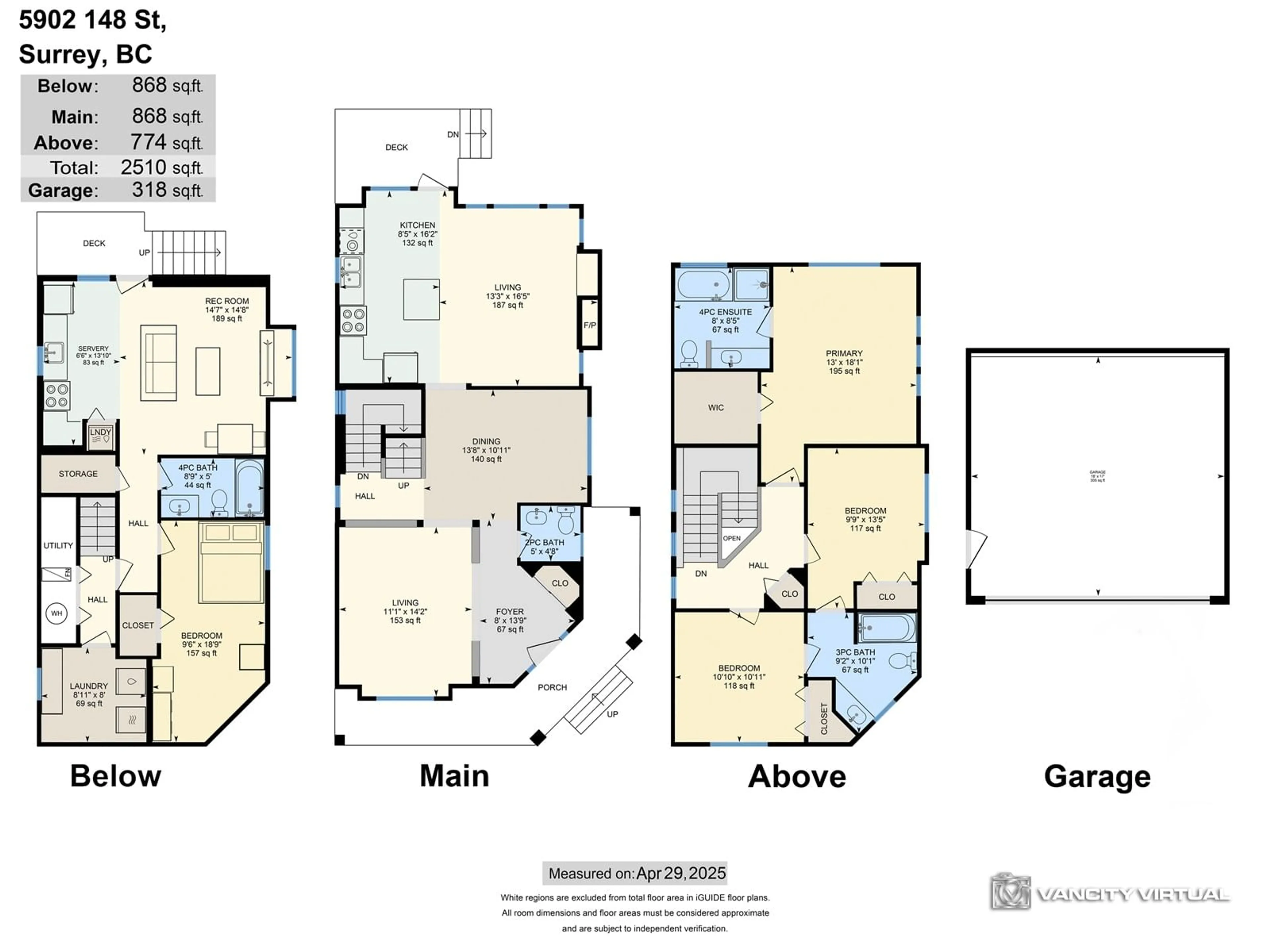 Floor plan for 5902 148, Surrey British Columbia V3S3B8
