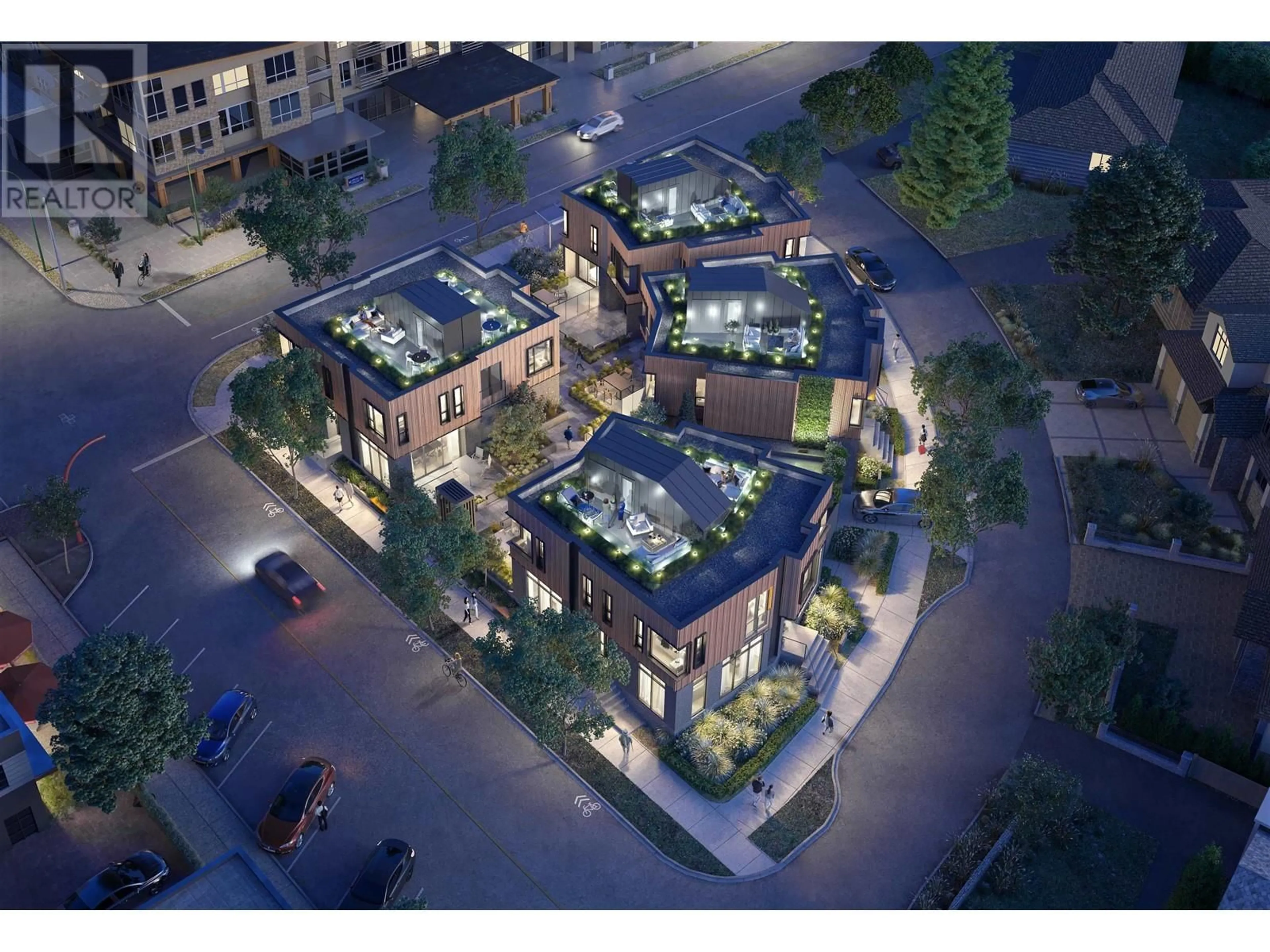 A pic from outside/outdoor area/front of a property/back of a property/a pic from drone, street for 3 - 3155 CANFIELD CRESCENT, North Vancouver British Columbia V0V0V0