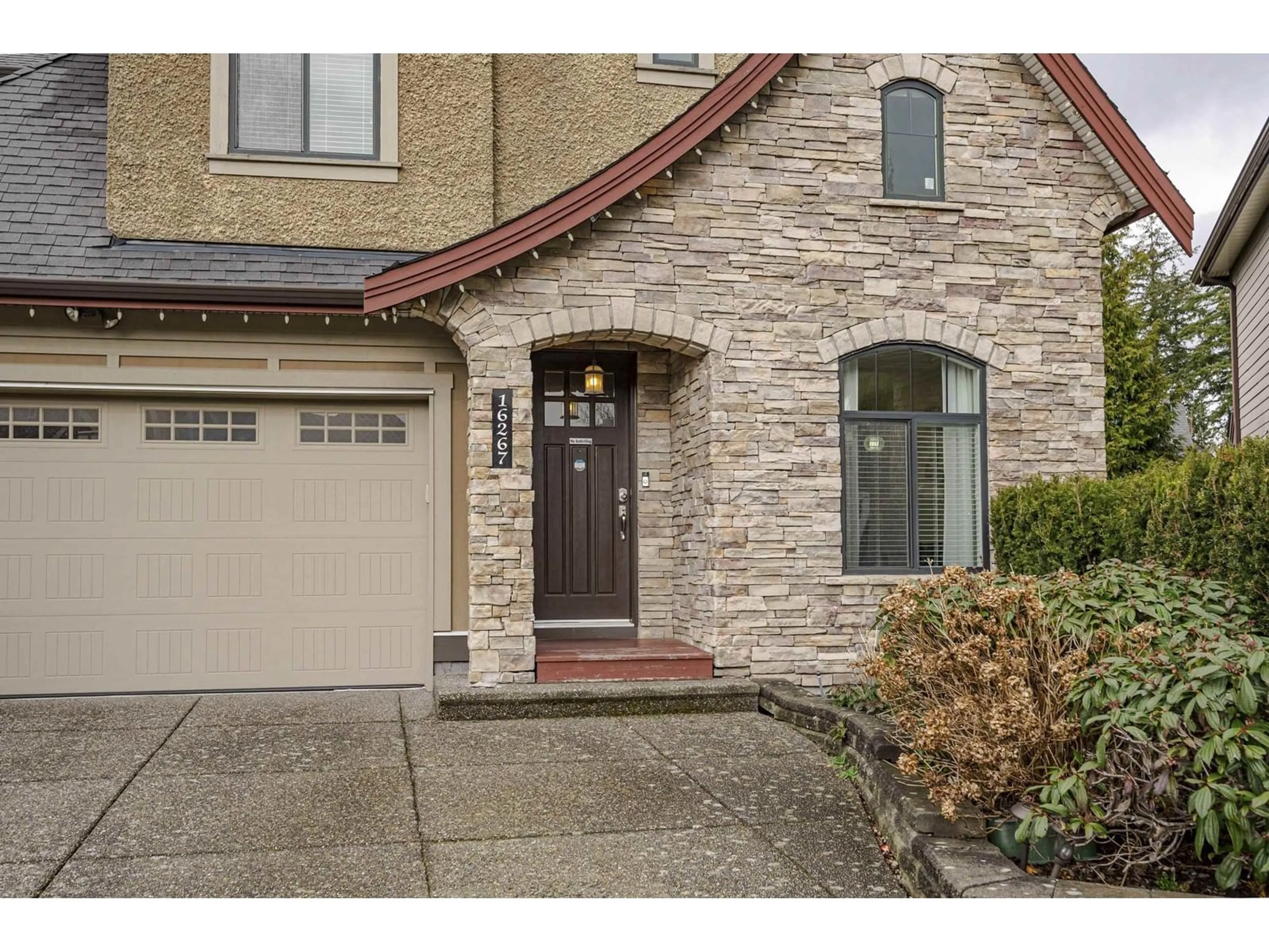 Home with brick exterior material, street for 16267 26A, Surrey British Columbia V3S6Z2