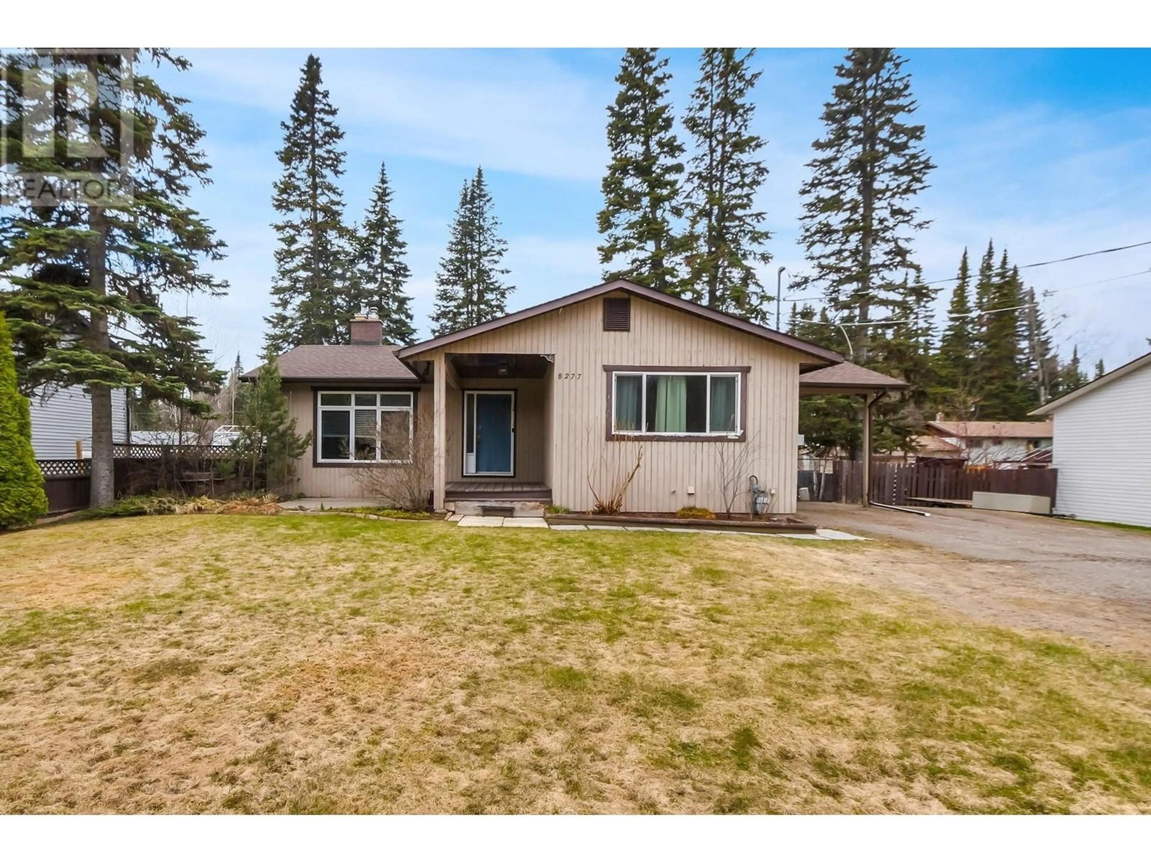 A pic from outside/outdoor area/front of a property/back of a property/a pic from drone, street for 8277 FLAMINGO ROAD, Prince George British Columbia V2K5H2