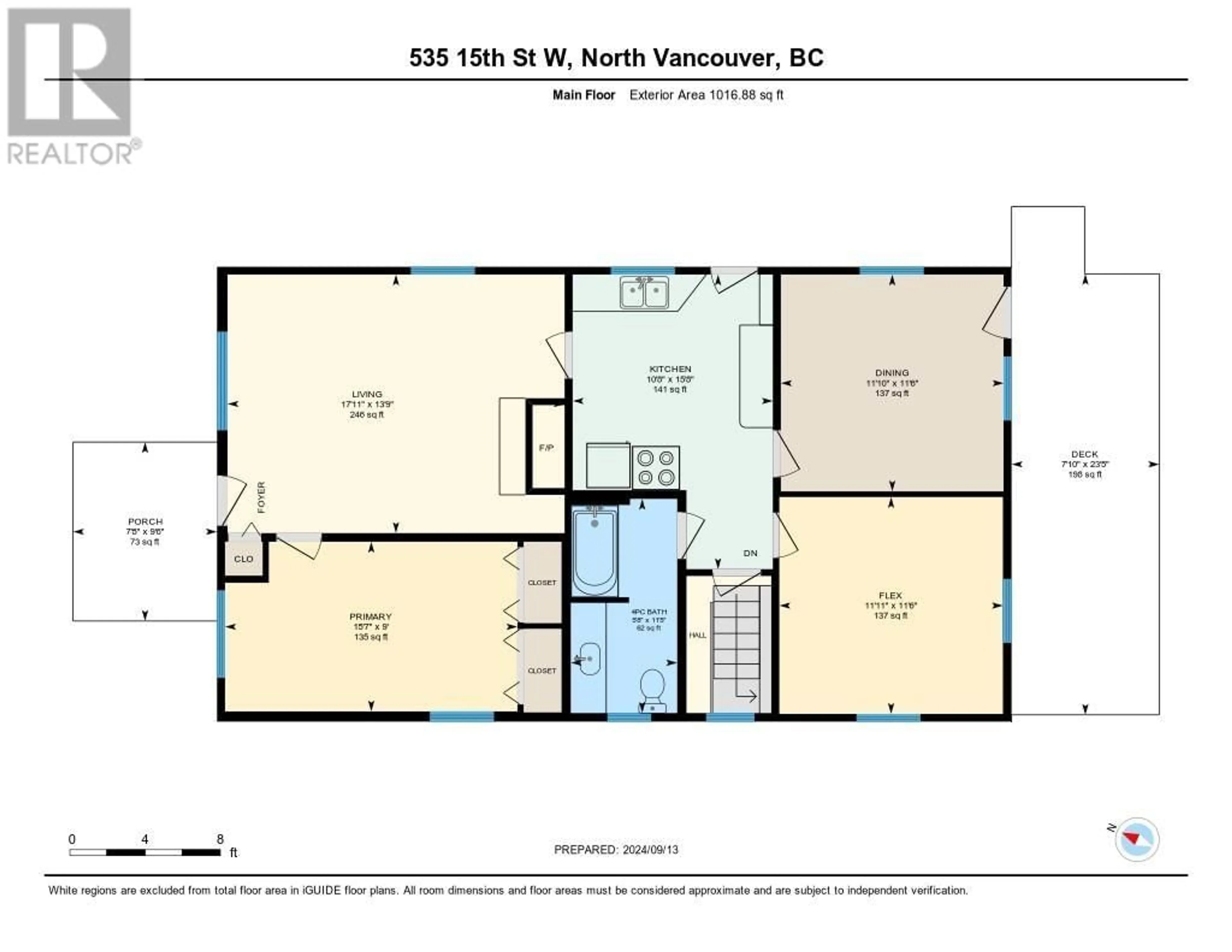 Floor plan for 535 15TH STREET, North Vancouver British Columbia V7M1S8
