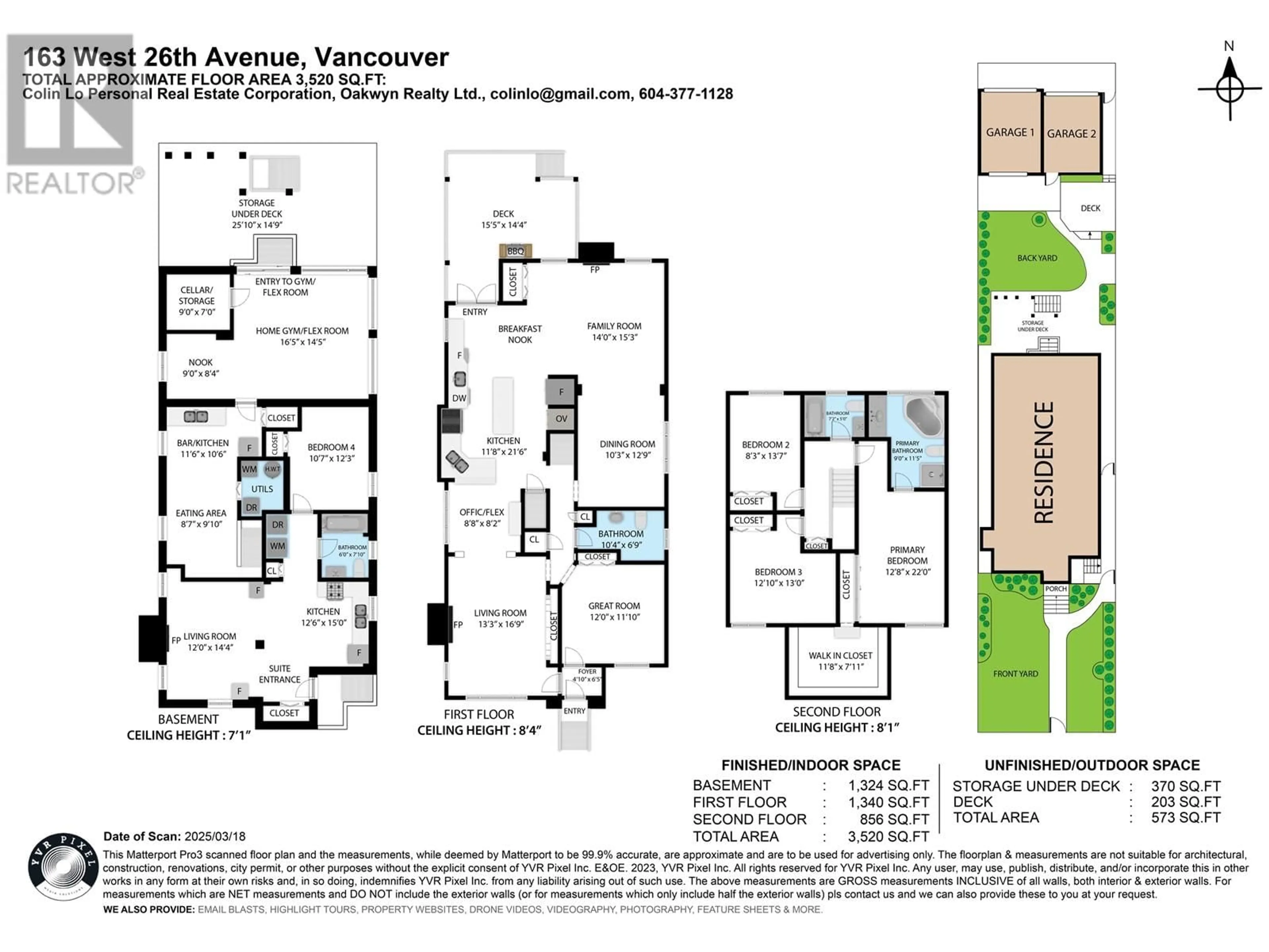 Floor plan for 163 26TH AVENUE, Vancouver British Columbia V5Y2J6
