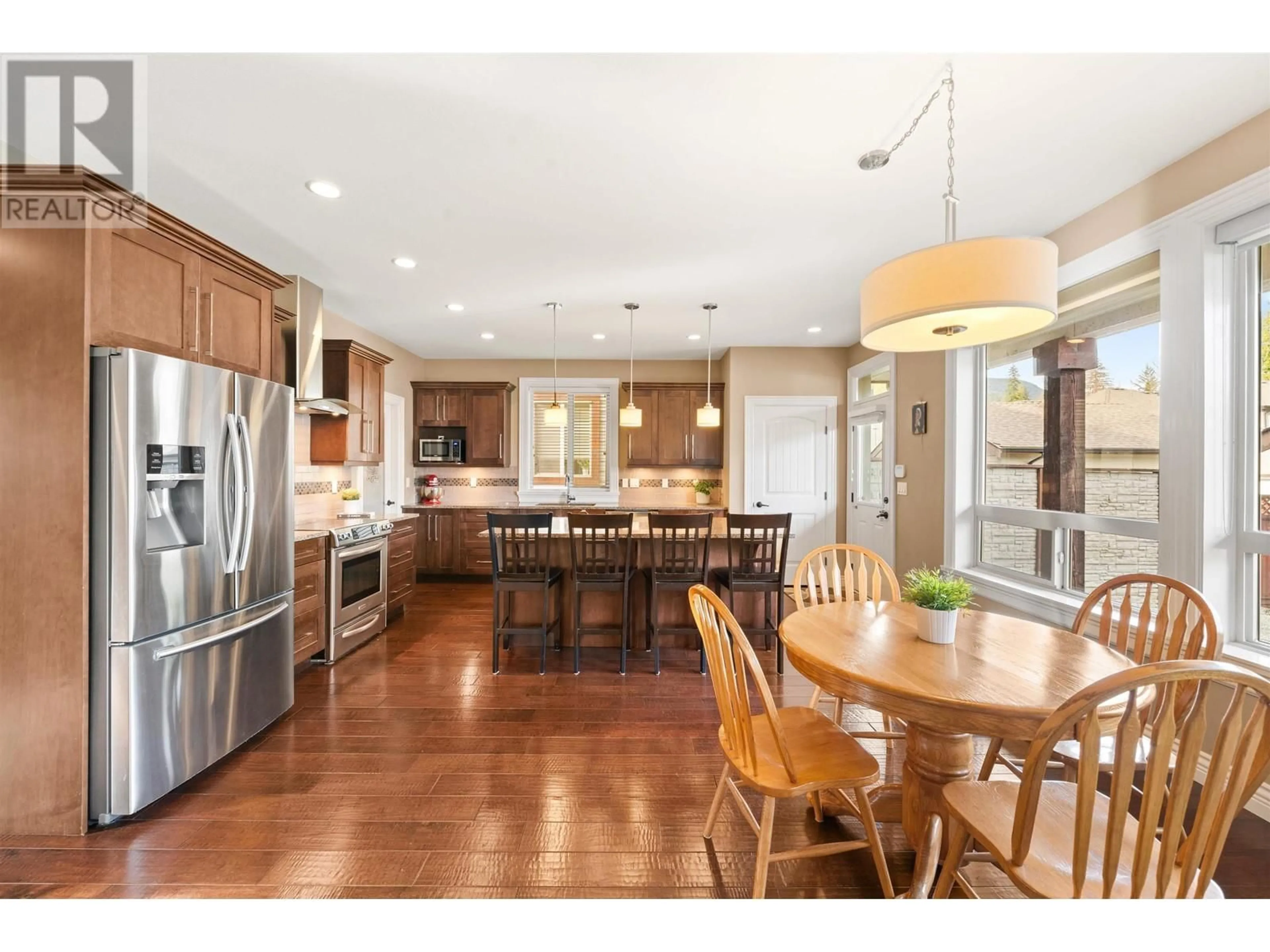 Open concept kitchen, wood/laminate floor for 1215 BURKEMONT PLACE, Coquitlam British Columbia V3B0C8