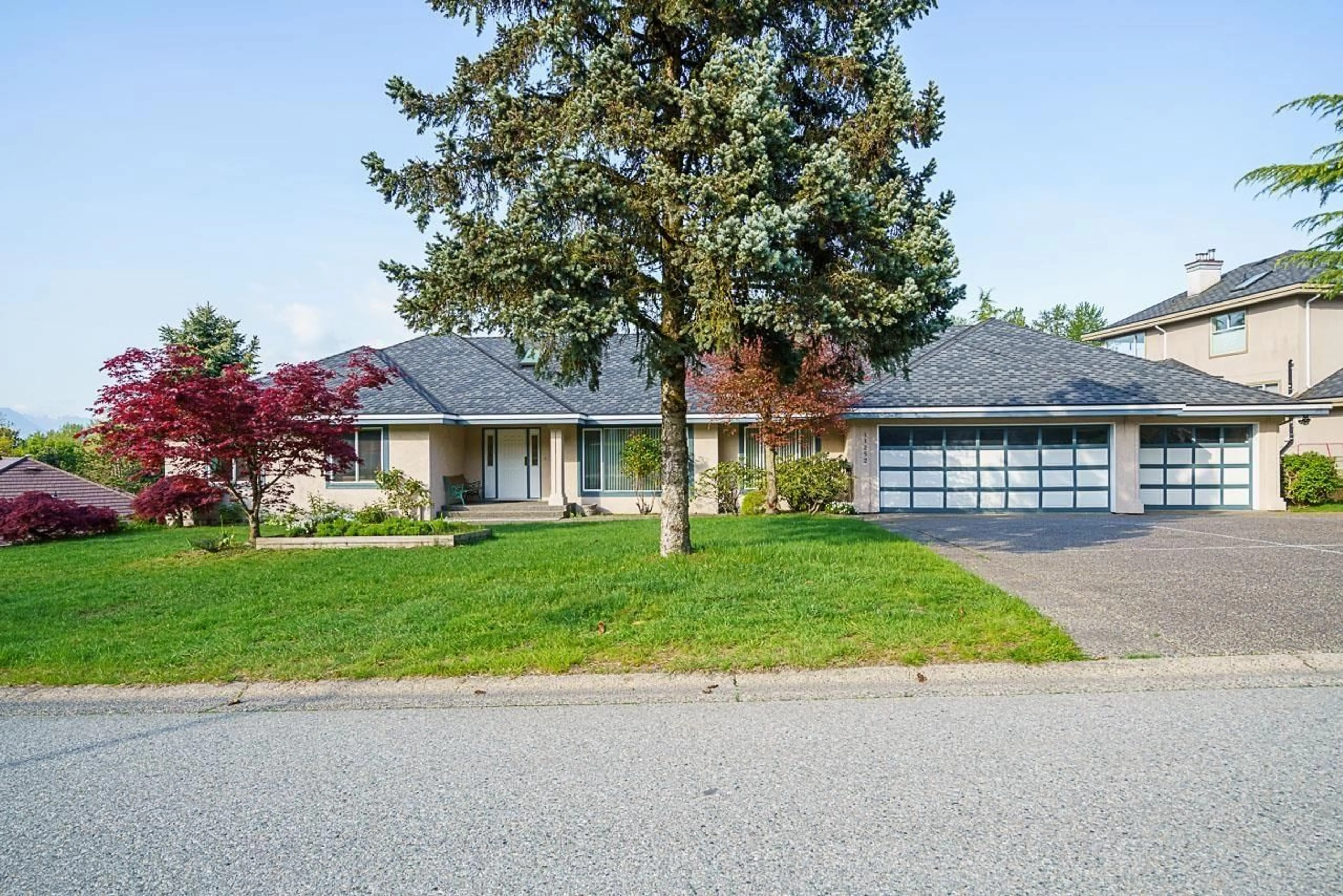 Home with vinyl exterior material, street for 11252 159A, Surrey British Columbia V4N1R5