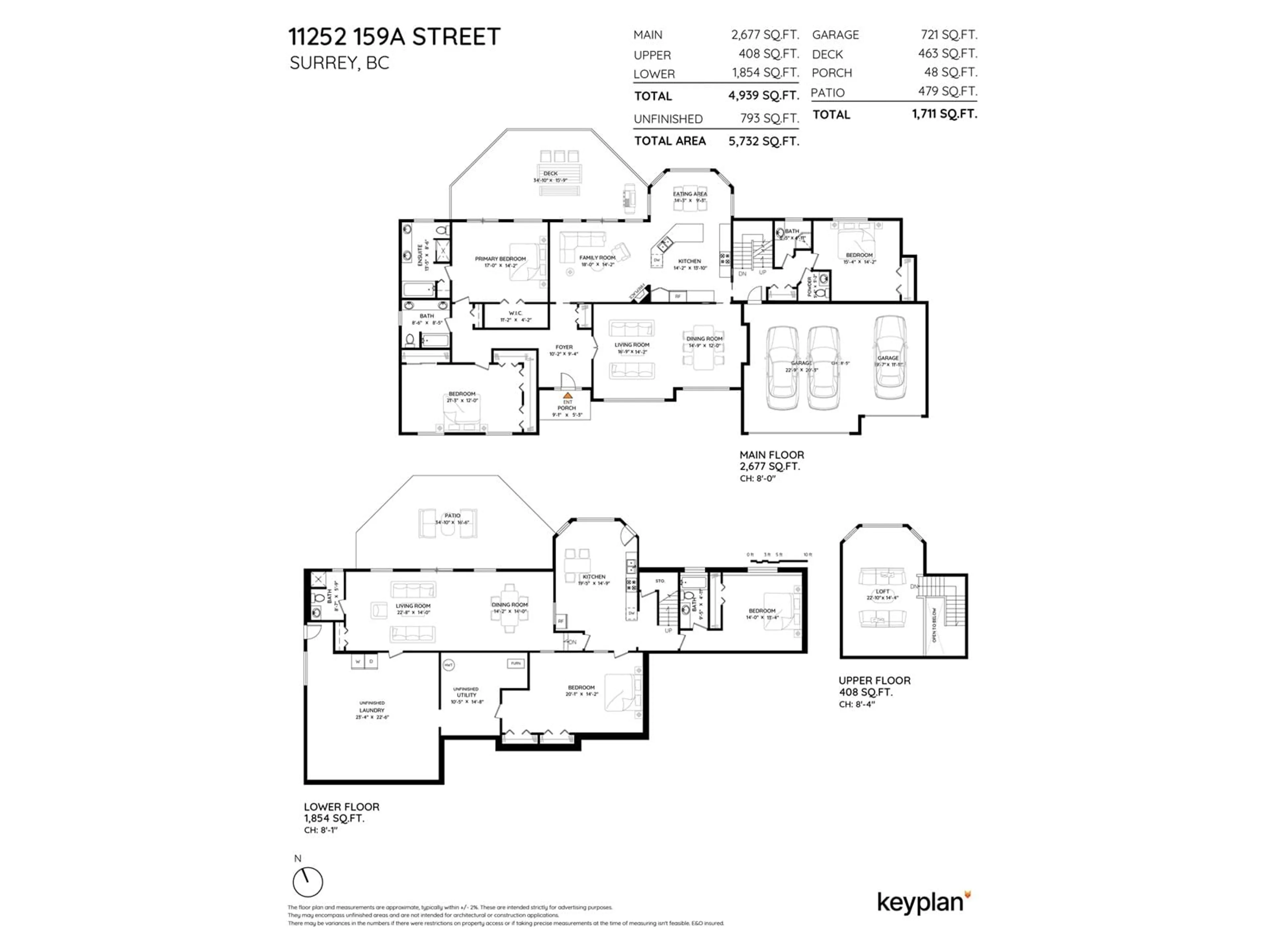 Floor plan for 11252 159A, Surrey British Columbia V4N1R5