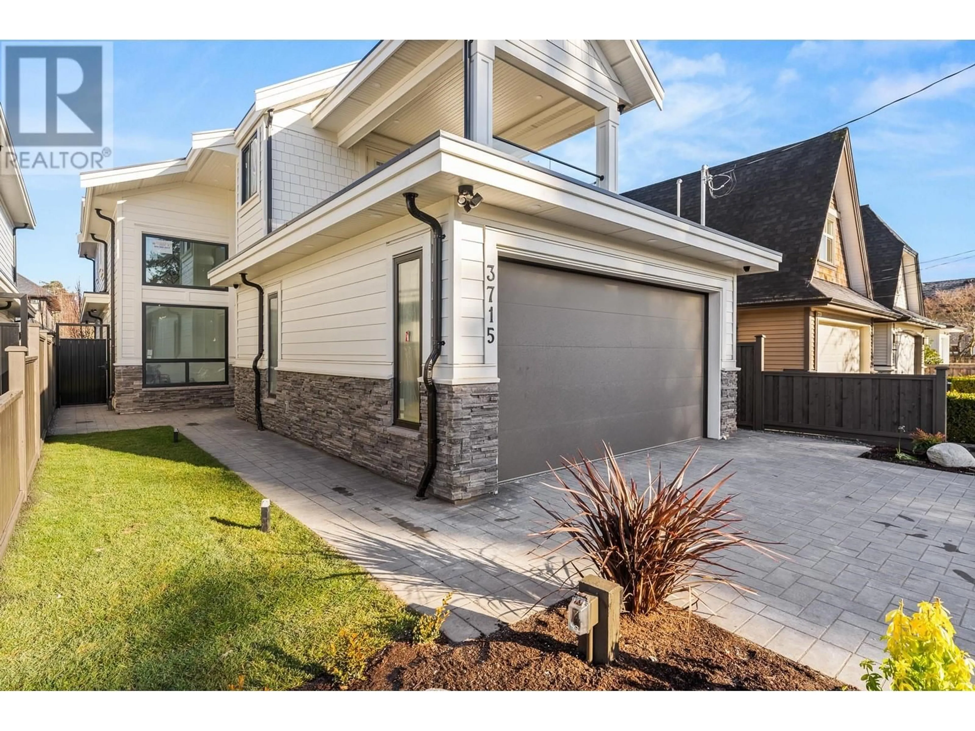 Home with brick exterior material, street for 3715 GARRY STREET, Richmond British Columbia V7E2T6