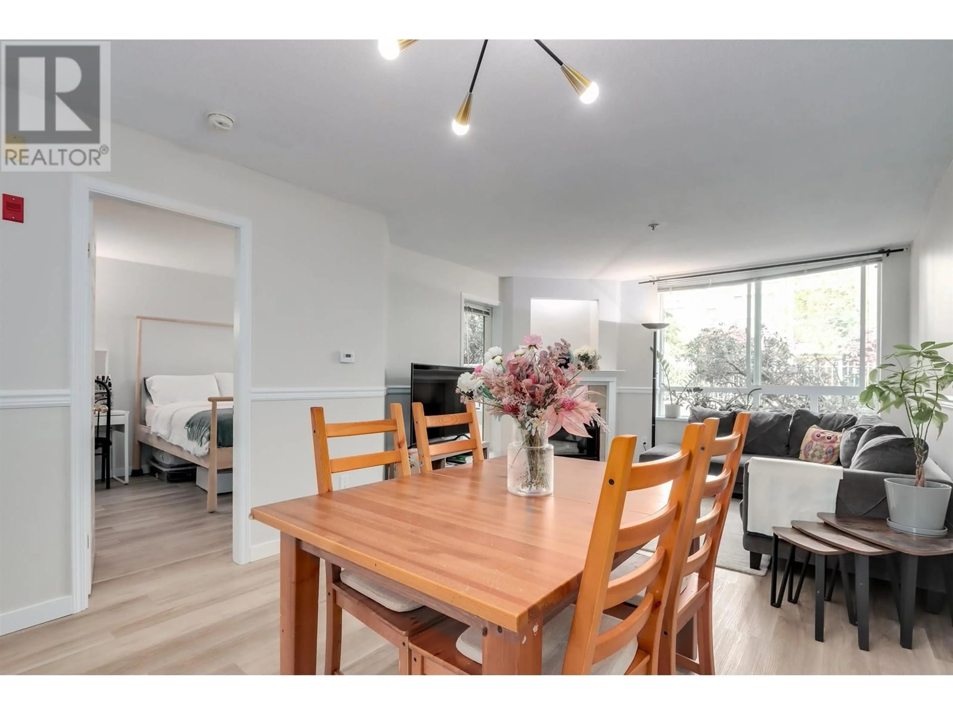 Dining room, wood/laminate floor for 107 - 2485 ATKINS AVENUE, Port Coquitlam British Columbia V3C1Z1