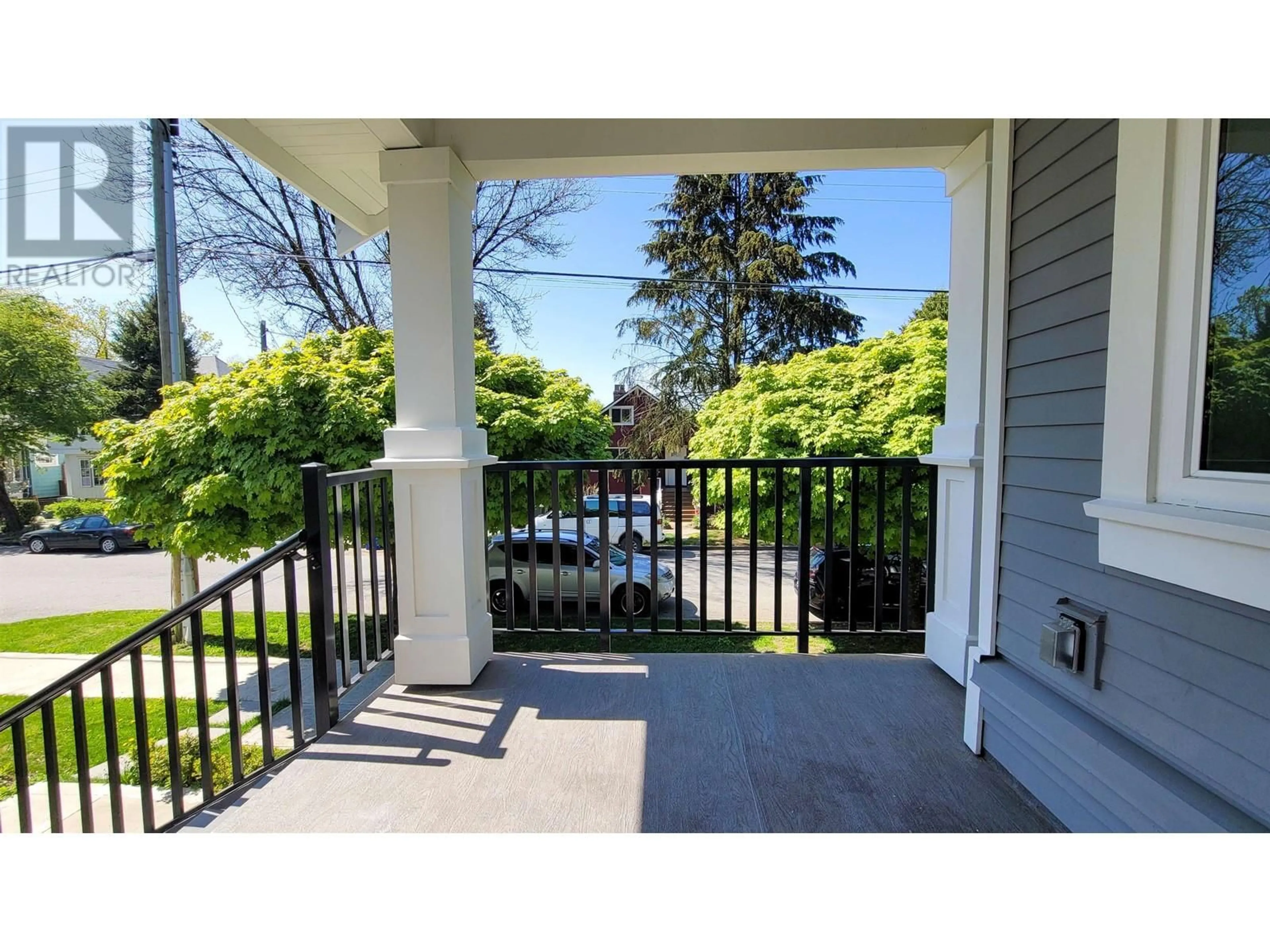 Patio, water/lake/river/ocean view for 3820 INVERNESS STREET, Vancouver British Columbia V5V1W6
