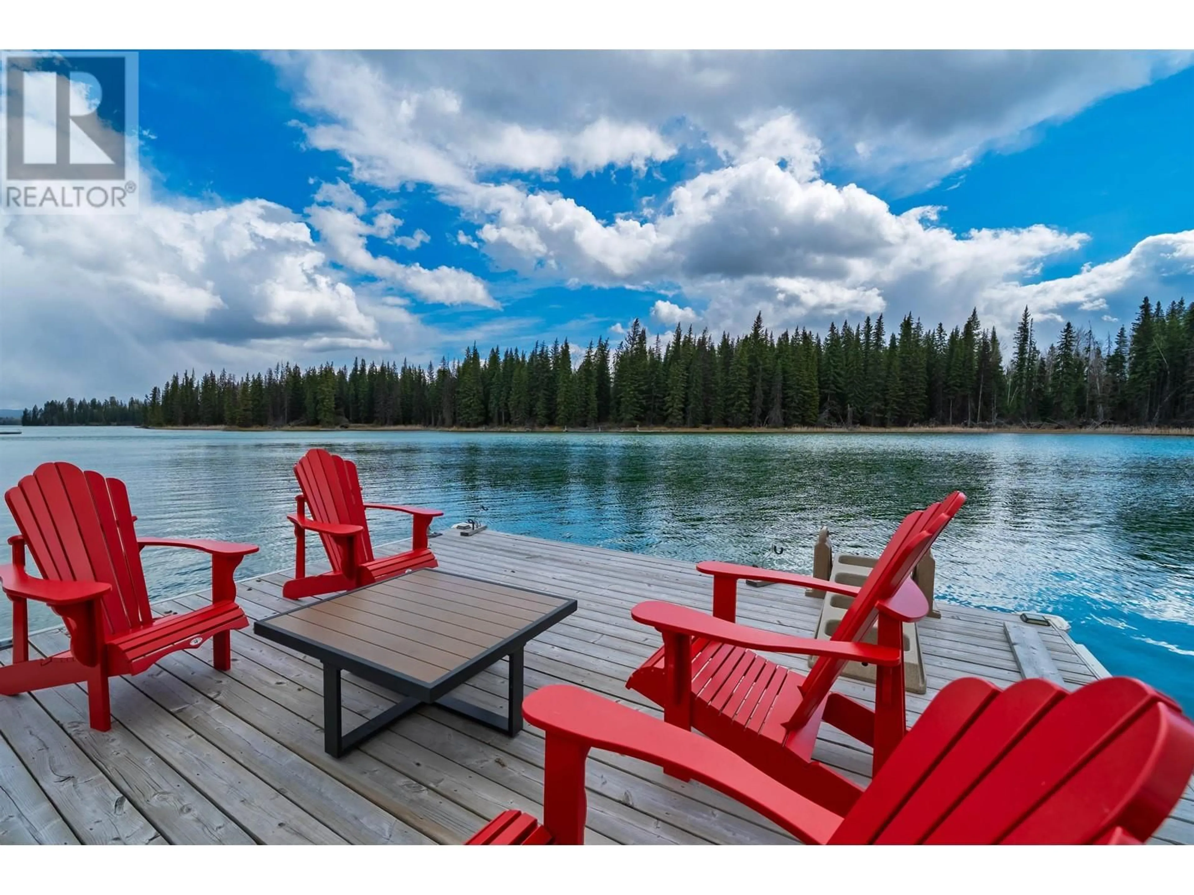 Patio, water/lake/river/ocean view for 7236 BOULANGER ROAD, Bridge Lake British Columbia V0K1X1