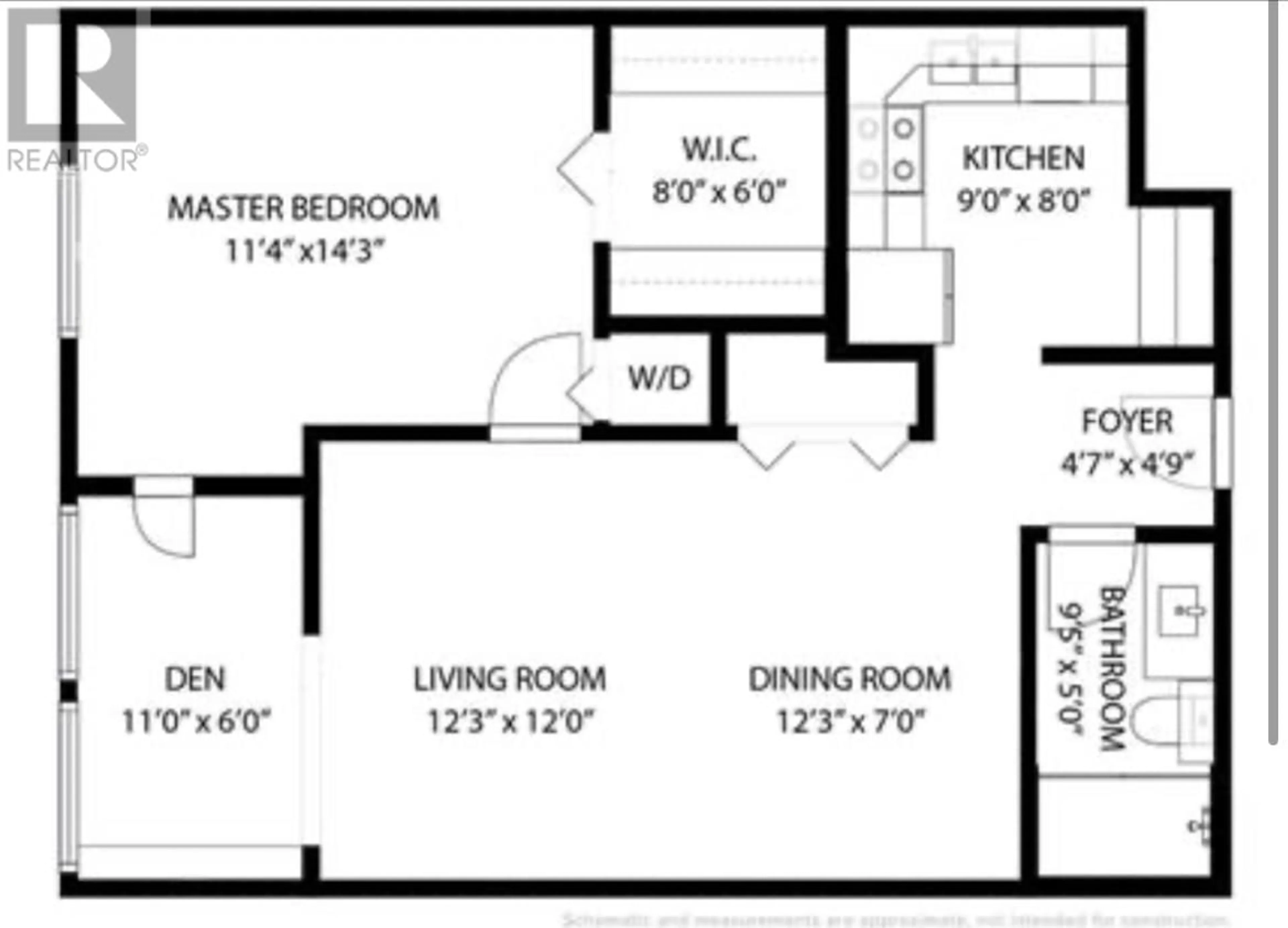 Floor plan for 205 - 2505 BROADWAY, Vancouver British Columbia V5M1Y4