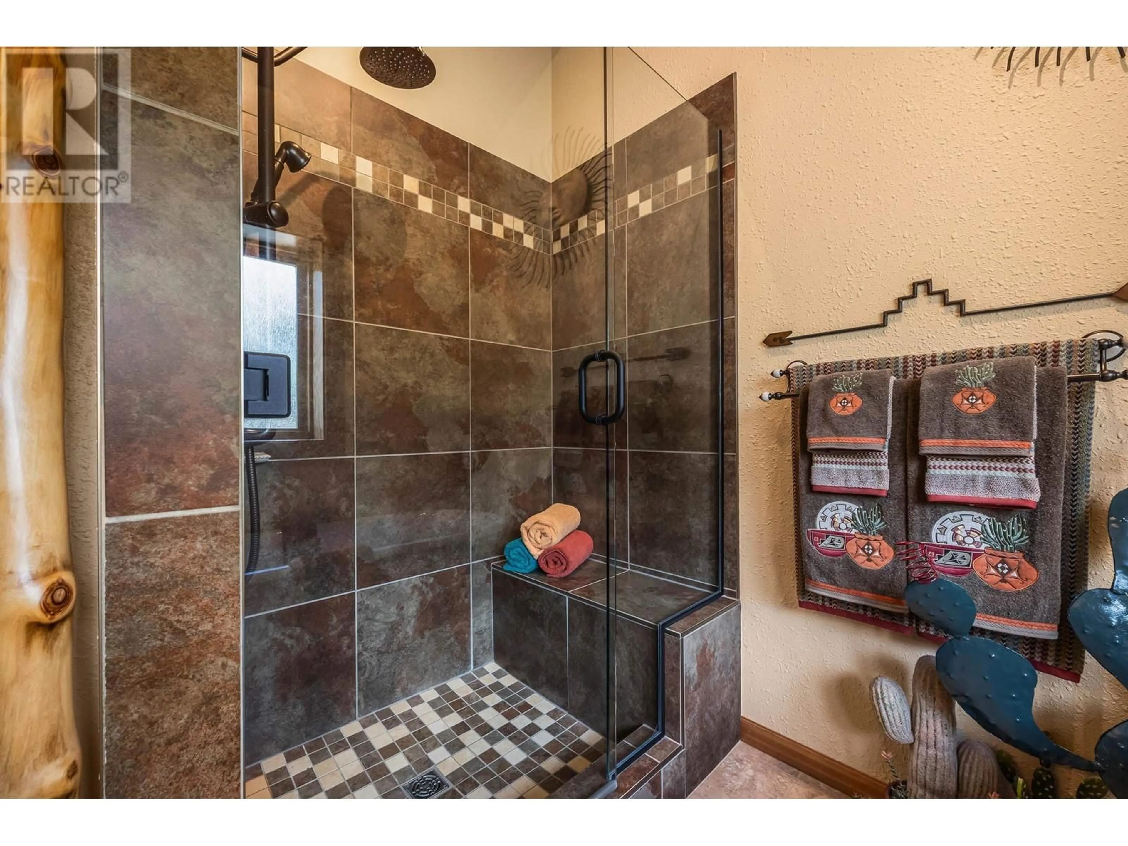 Contemporary bathroom, ceramic/tile floor for 7315 SHERTENLIB ROAD, Bridge Lake British Columbia V0K1X2