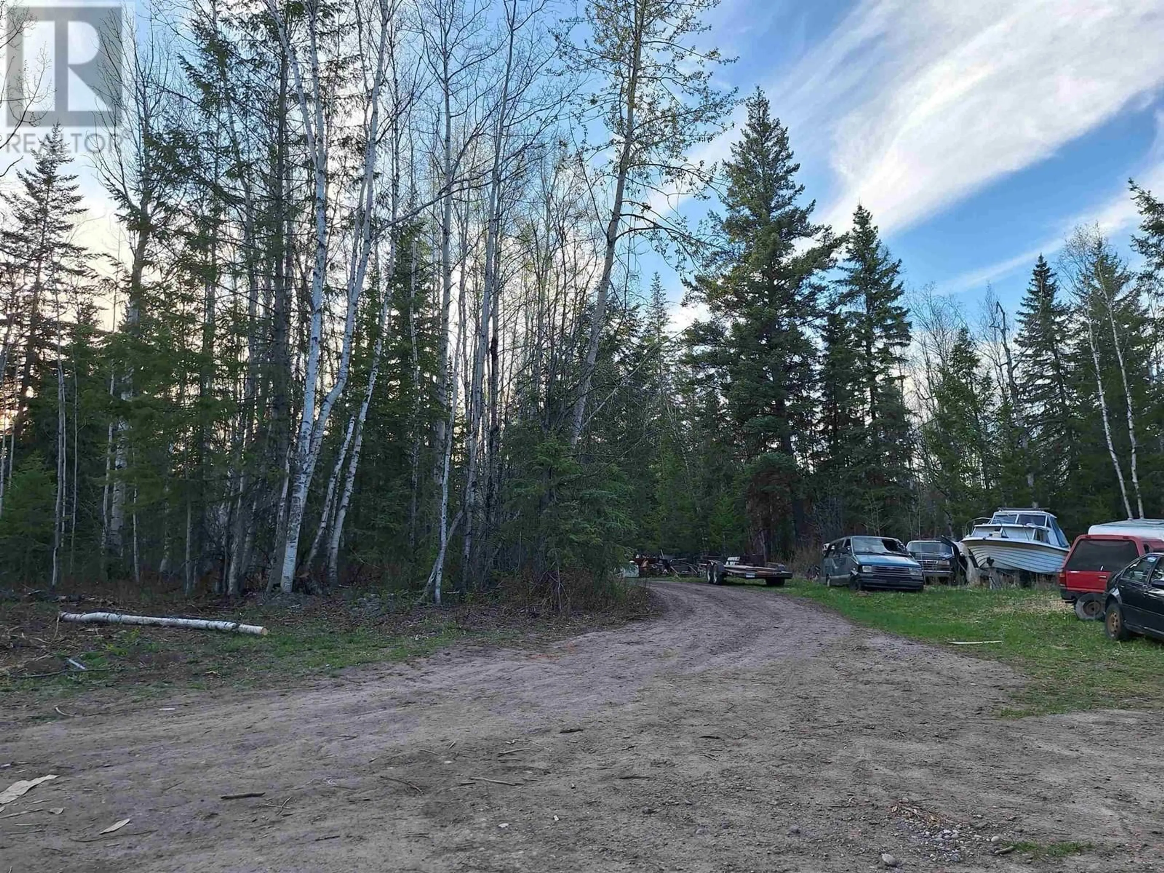 A pic from outside/outdoor area/front of a property/back of a property/a pic from drone, forest/trees view for 1265 FRANCESS DRIVE, Quesnel British Columbia V2J6H6