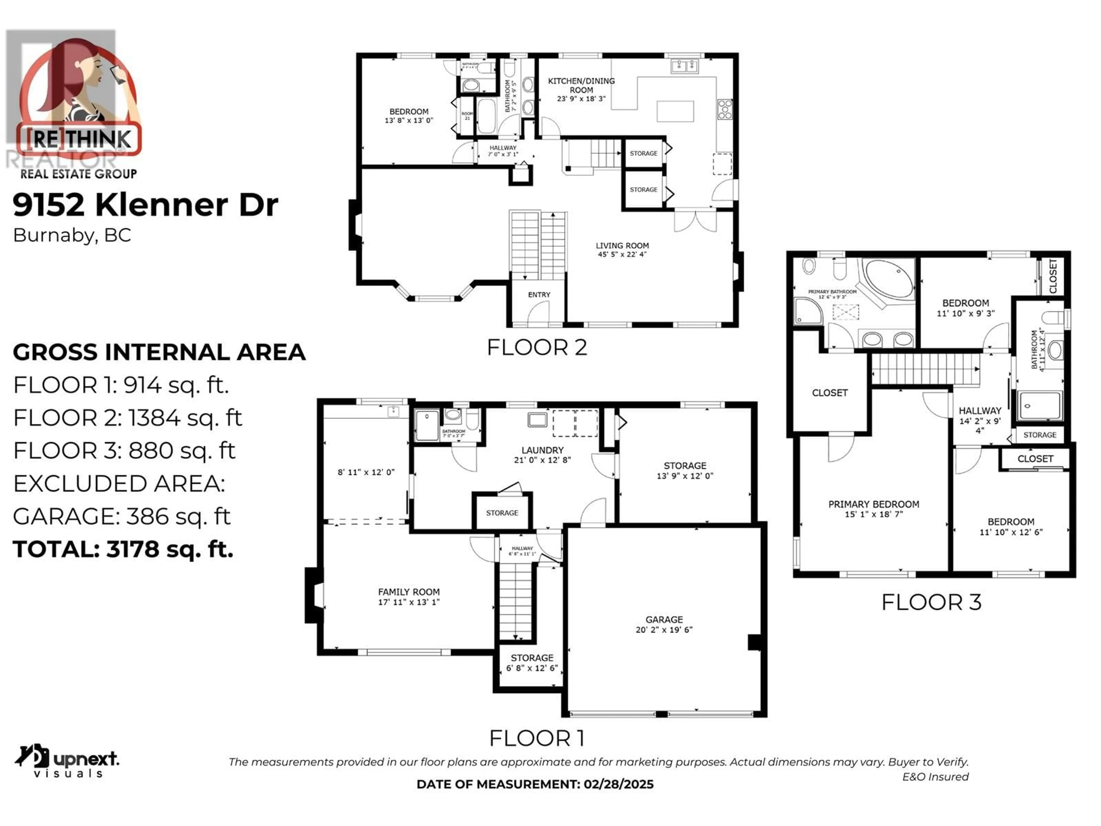 Floor plan for 9152 KLENNER DRIVE, Burnaby British Columbia V3N4E8