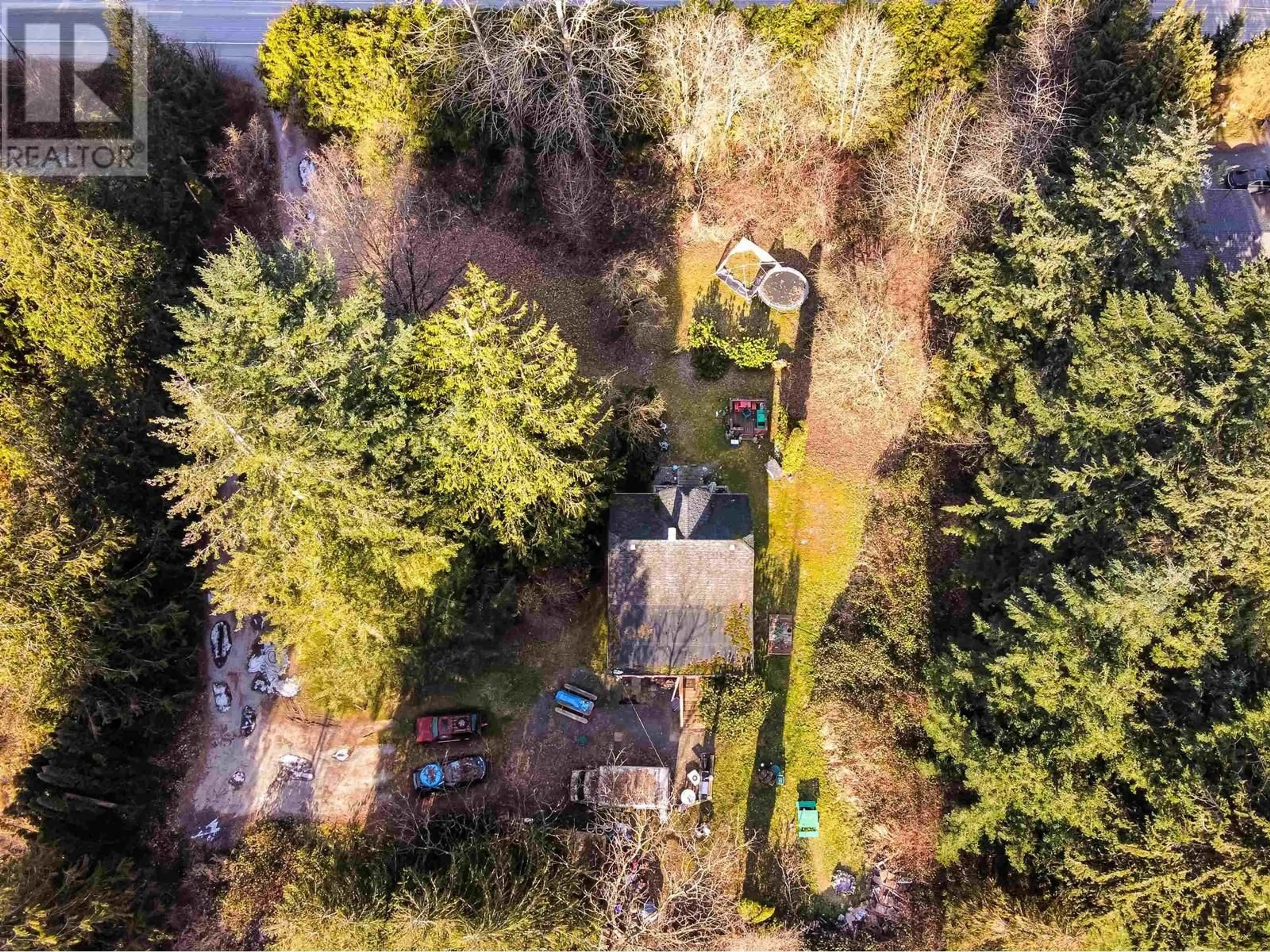 A pic from outside/outdoor area/front of a property/back of a property/a pic from drone, forest/trees view for 24216 DEWDNEY TRUNK ROAD, Maple Ridge British Columbia V4R1W6