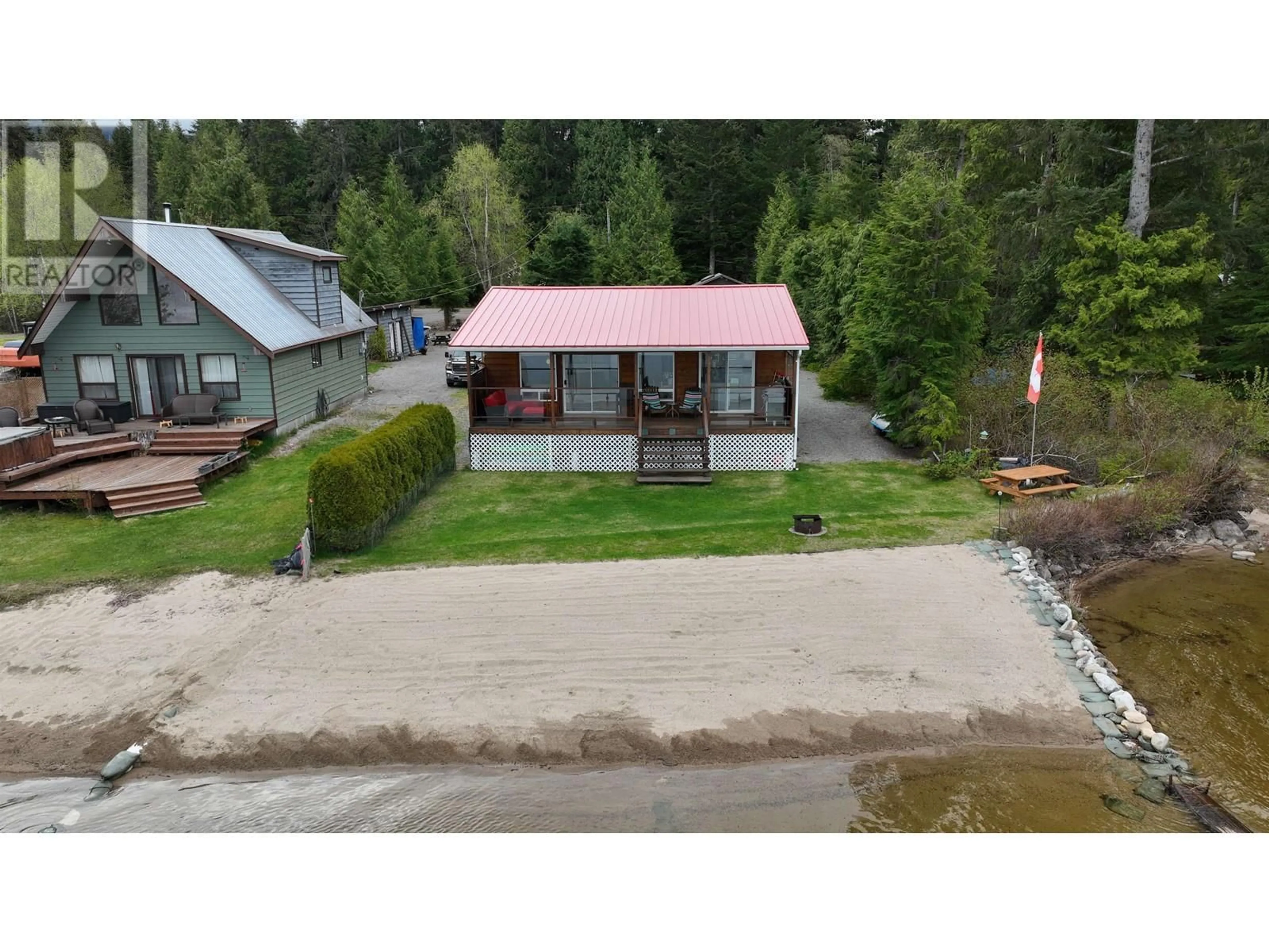 A pic from outside/outdoor area/front of a property/back of a property/a pic from drone, water/lake/river/ocean view for 2765 FIRST AVENUE, Terrace British Columbia V8G0G2