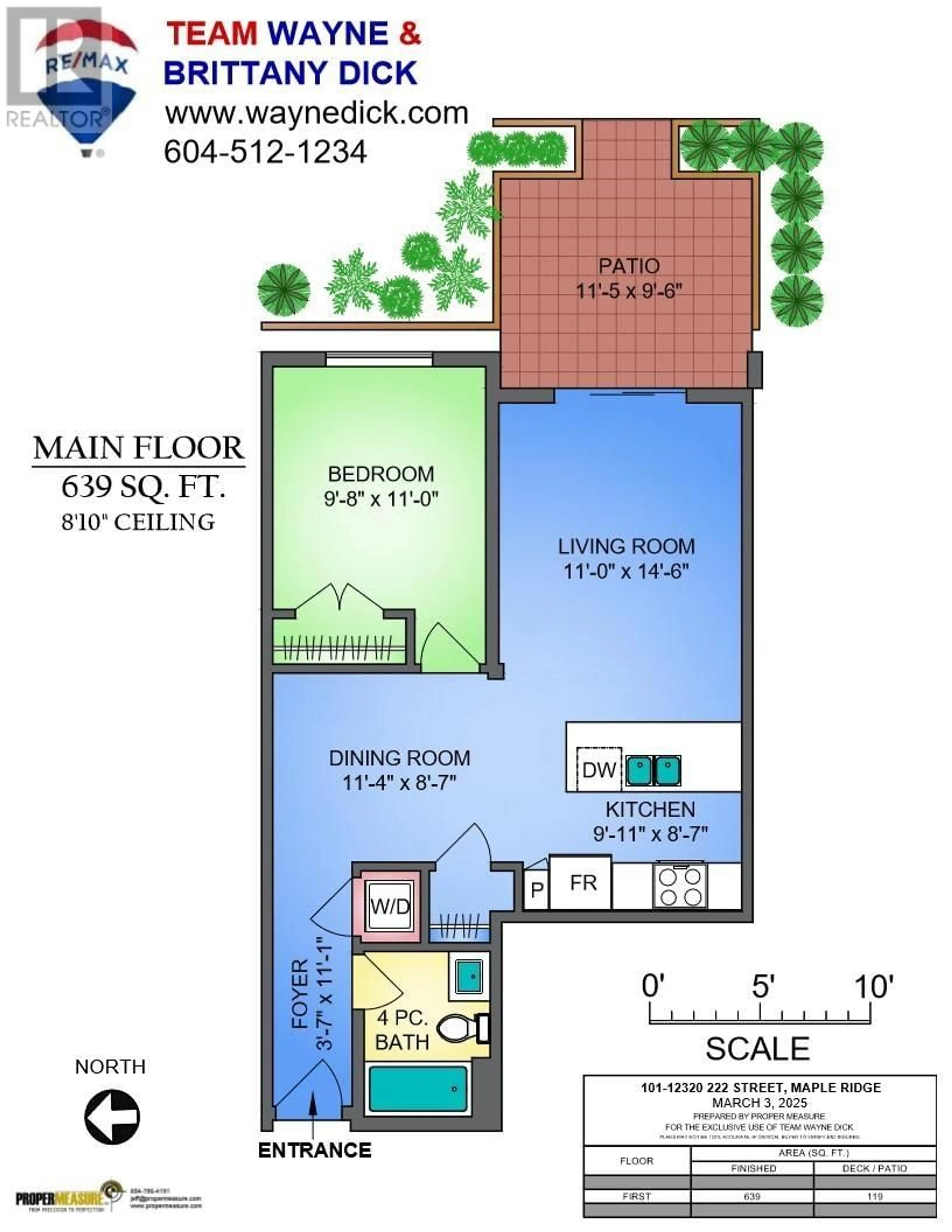 Floor plan for 101 - 12320 222 STREET, Maple Ridge British Columbia V2X4K8