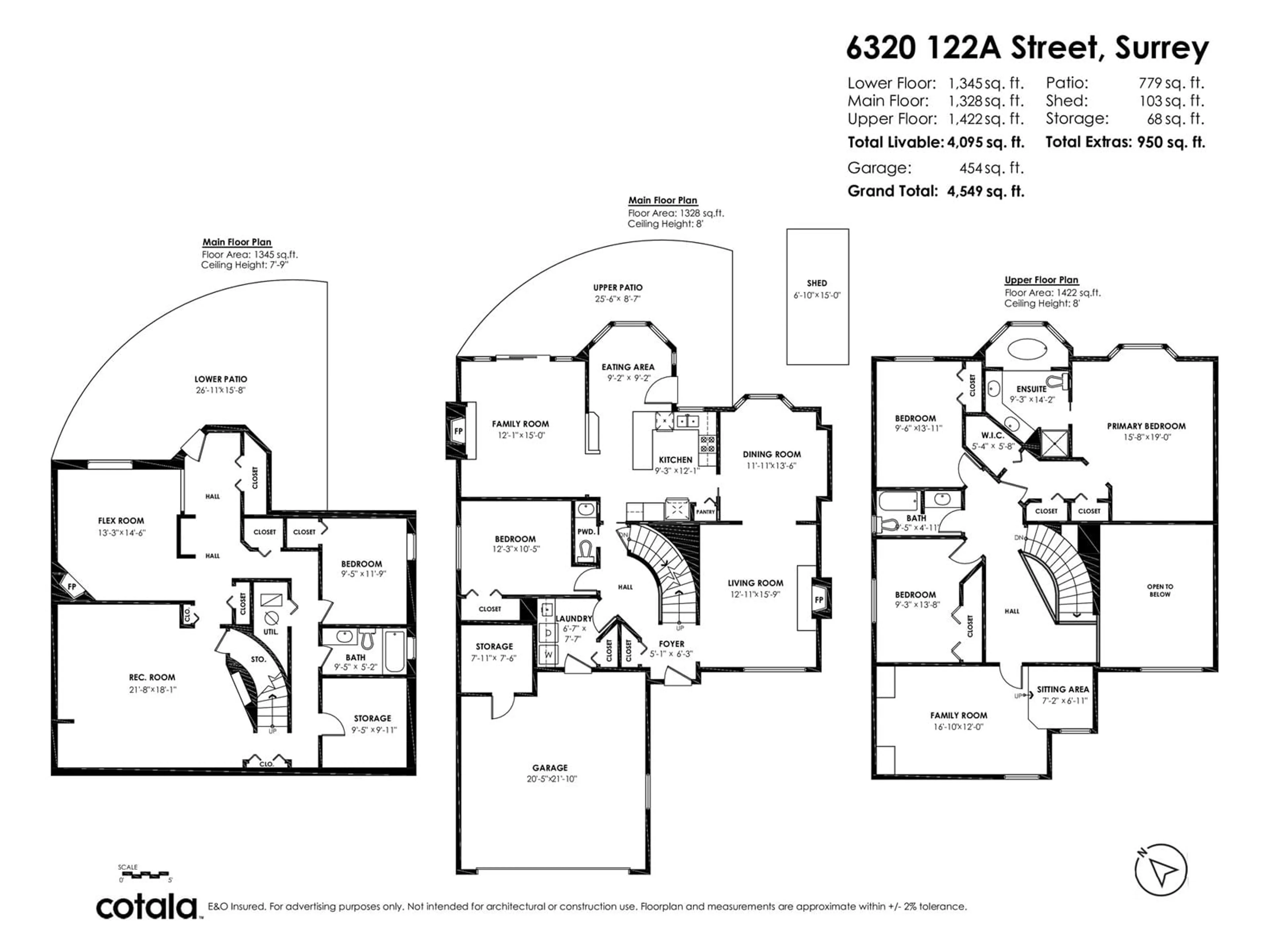 Floor plan for 6320 122A, Surrey British Columbia V3X3G6