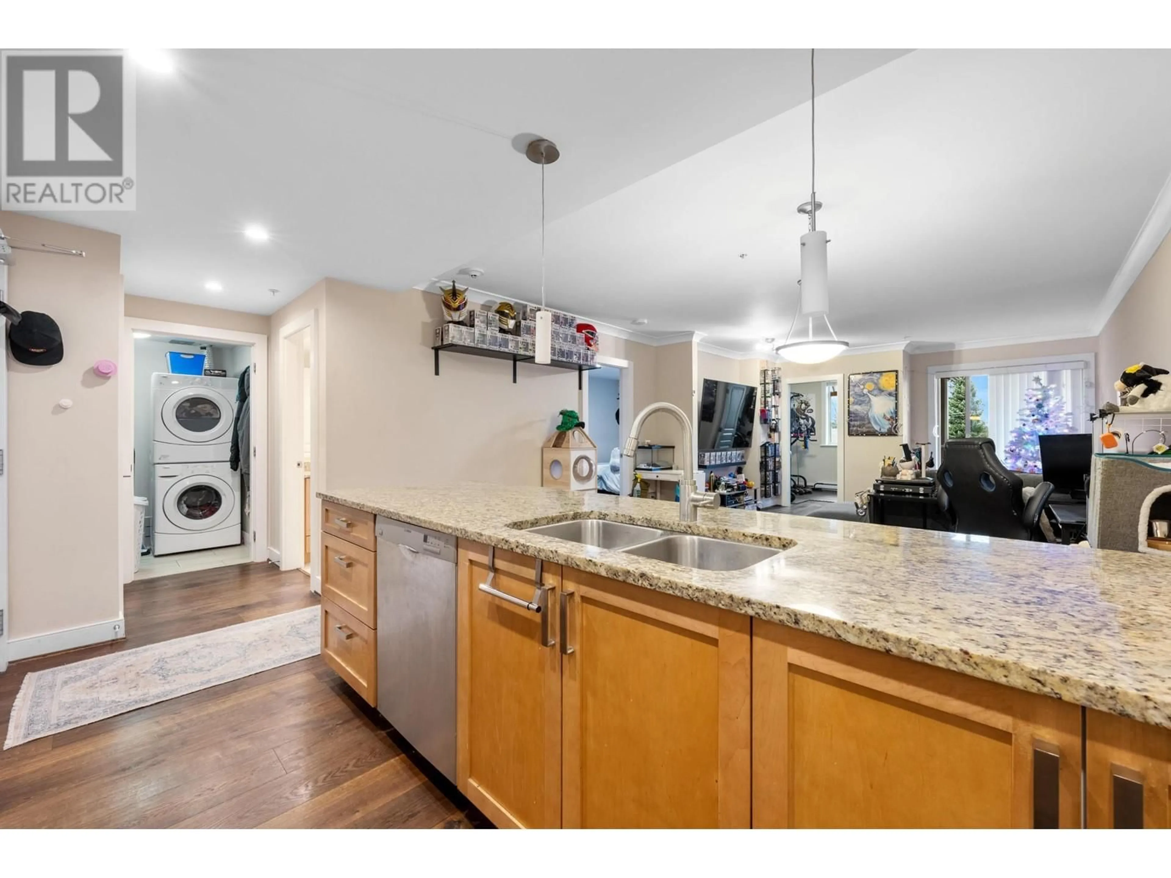 Open concept kitchen, unknown for 208 - 5599 14B AVENUE, Delta British Columbia V4M0A3