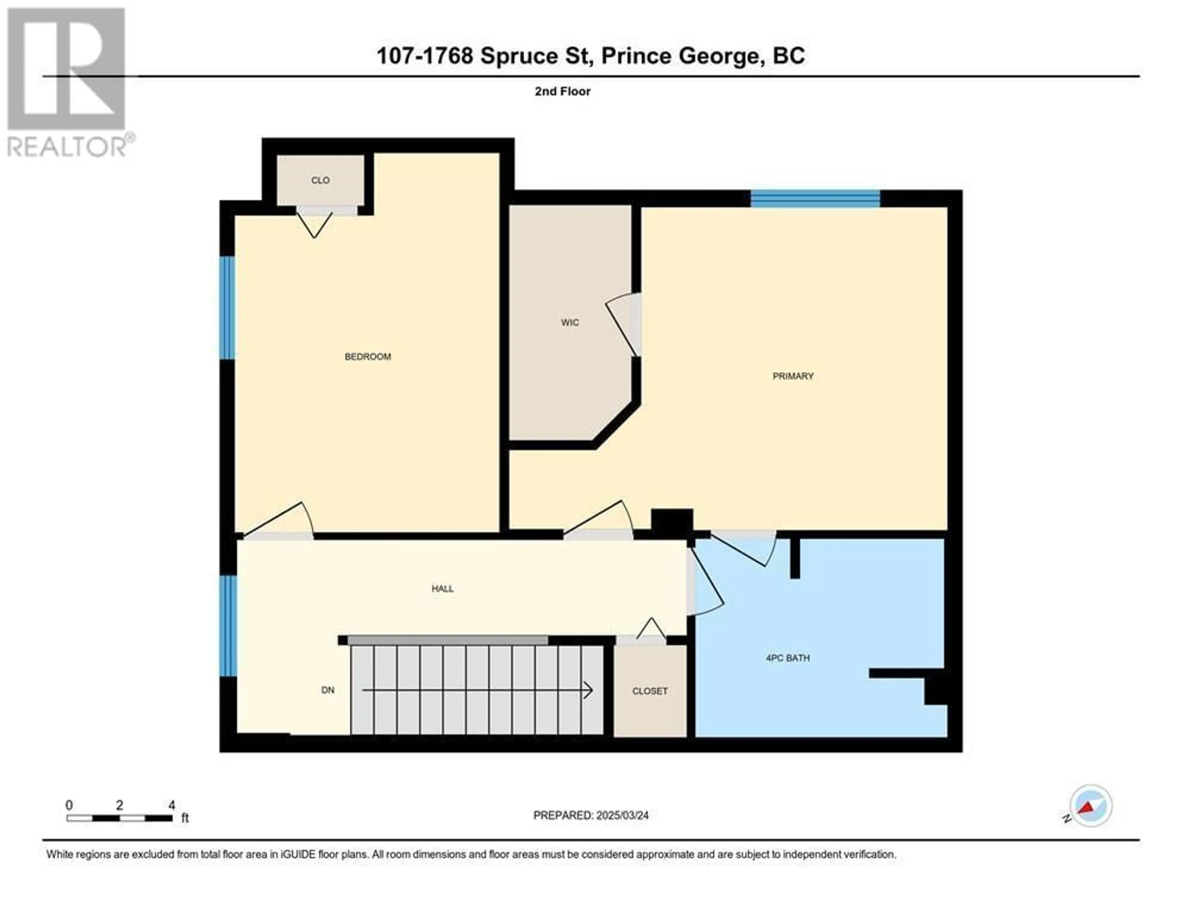 Floor plan for 107 - 1768 SPRUCE STREET, Prince George British Columbia V2L2R4