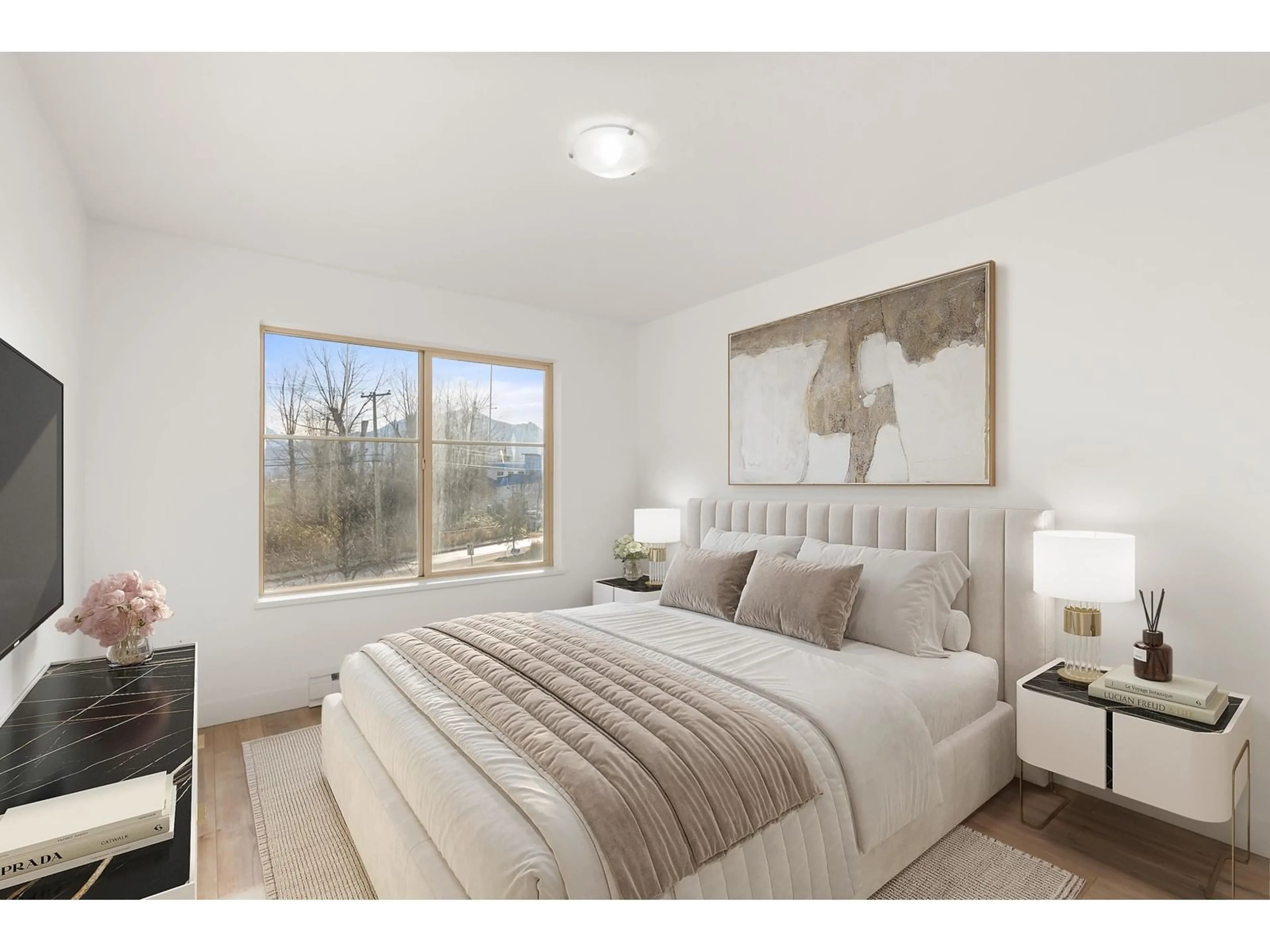 Bedroom with bed, unknown for 203 - 45561 YALE ROAD, Chilliwack British Columbia V2P0A8