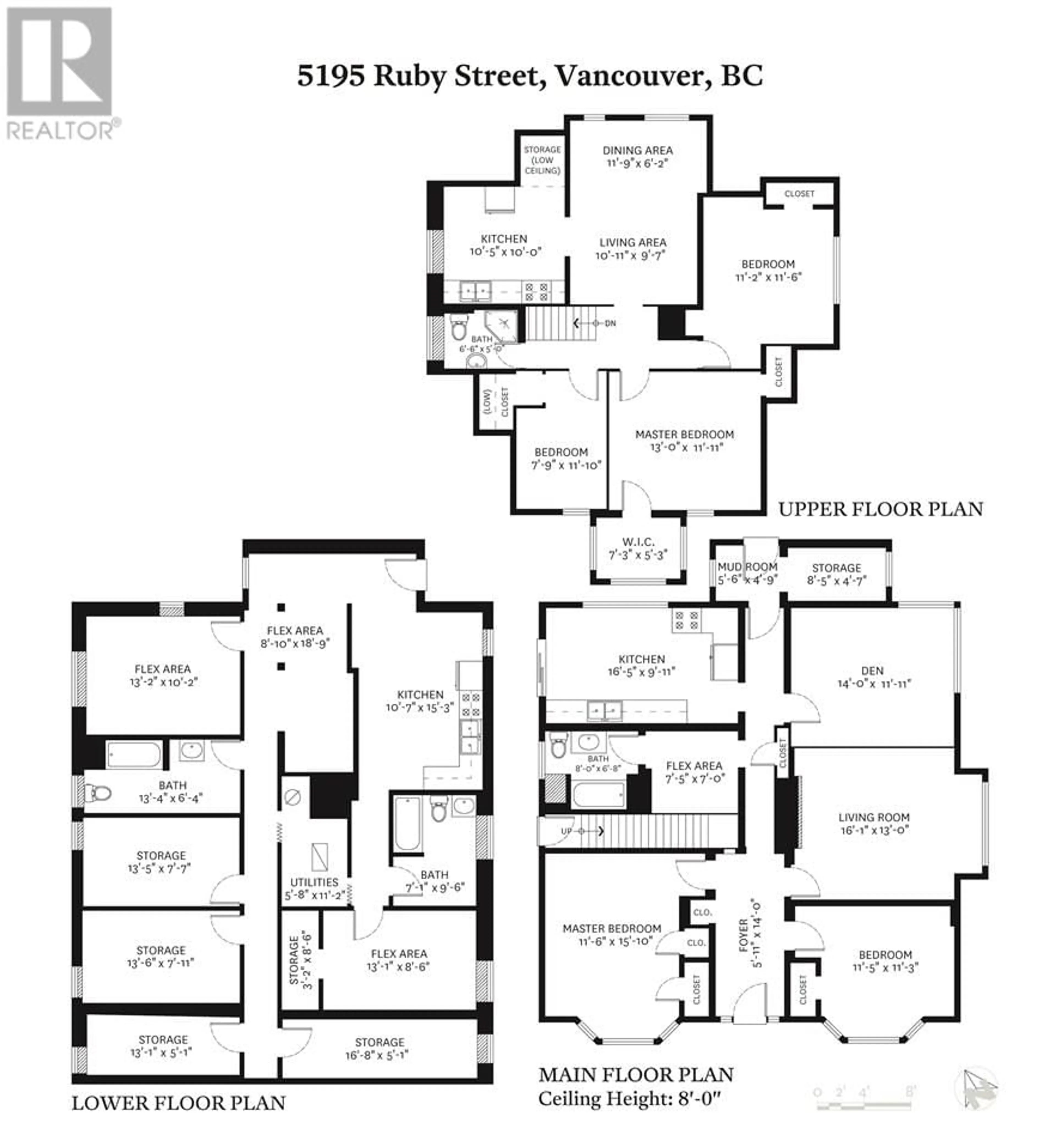 Floor plan for 5195 RUBY STREET, Vancouver British Columbia V5R4K4