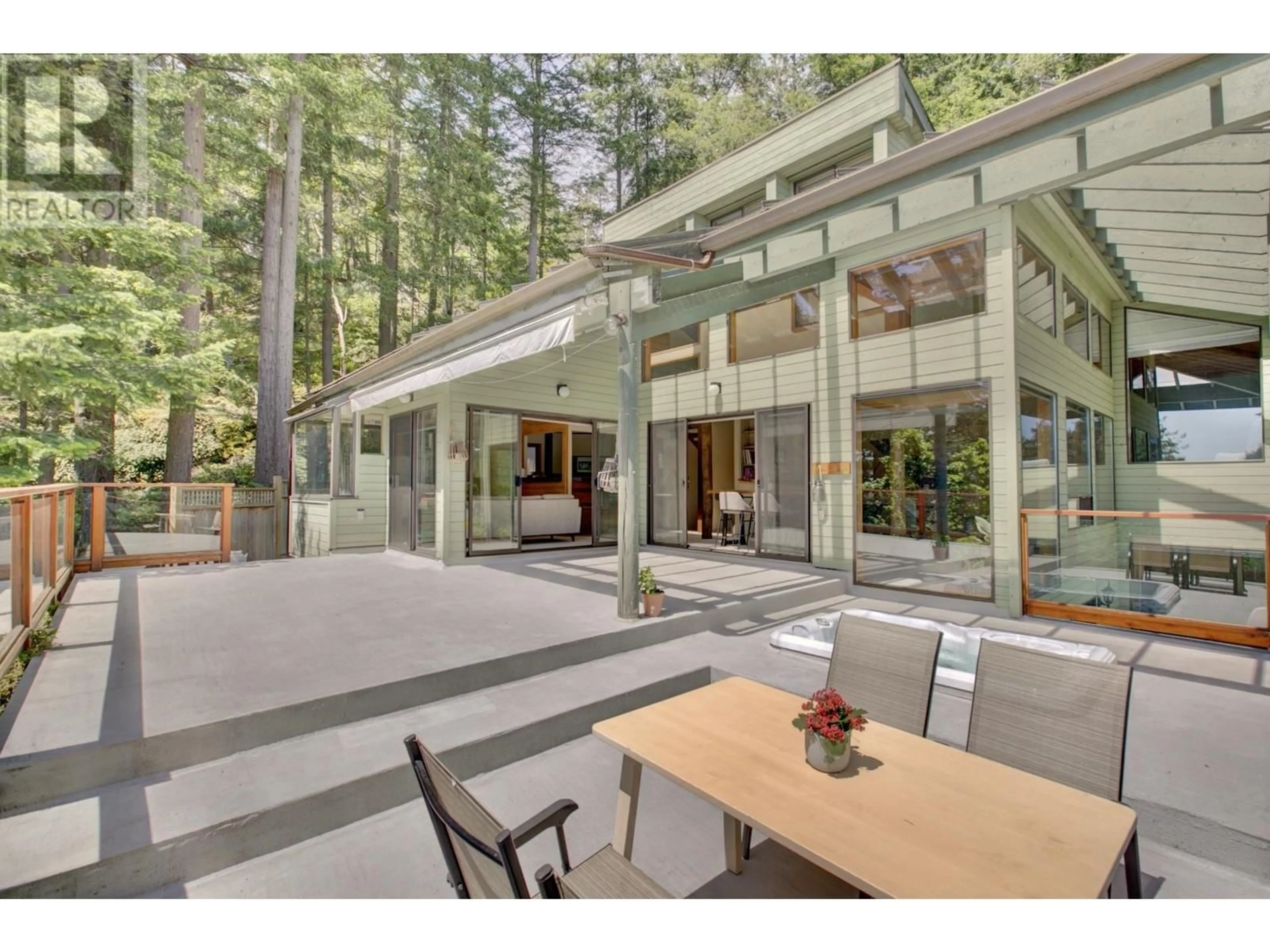 Patio, forest/trees view for 6975 MARINE DRIVE, West Vancouver British Columbia V7W2T4